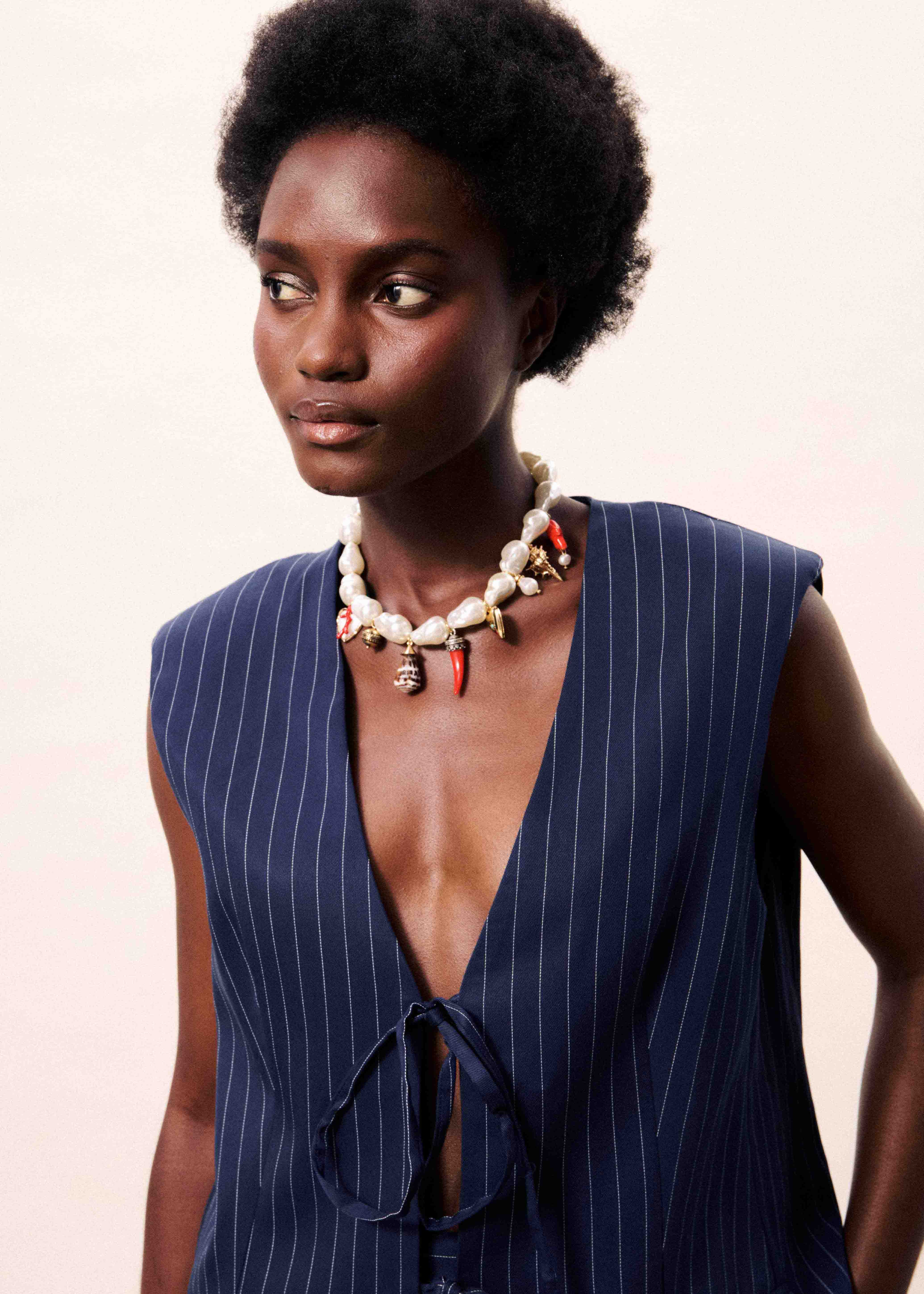 Blazer VELESIA Bleu marine - Image 4