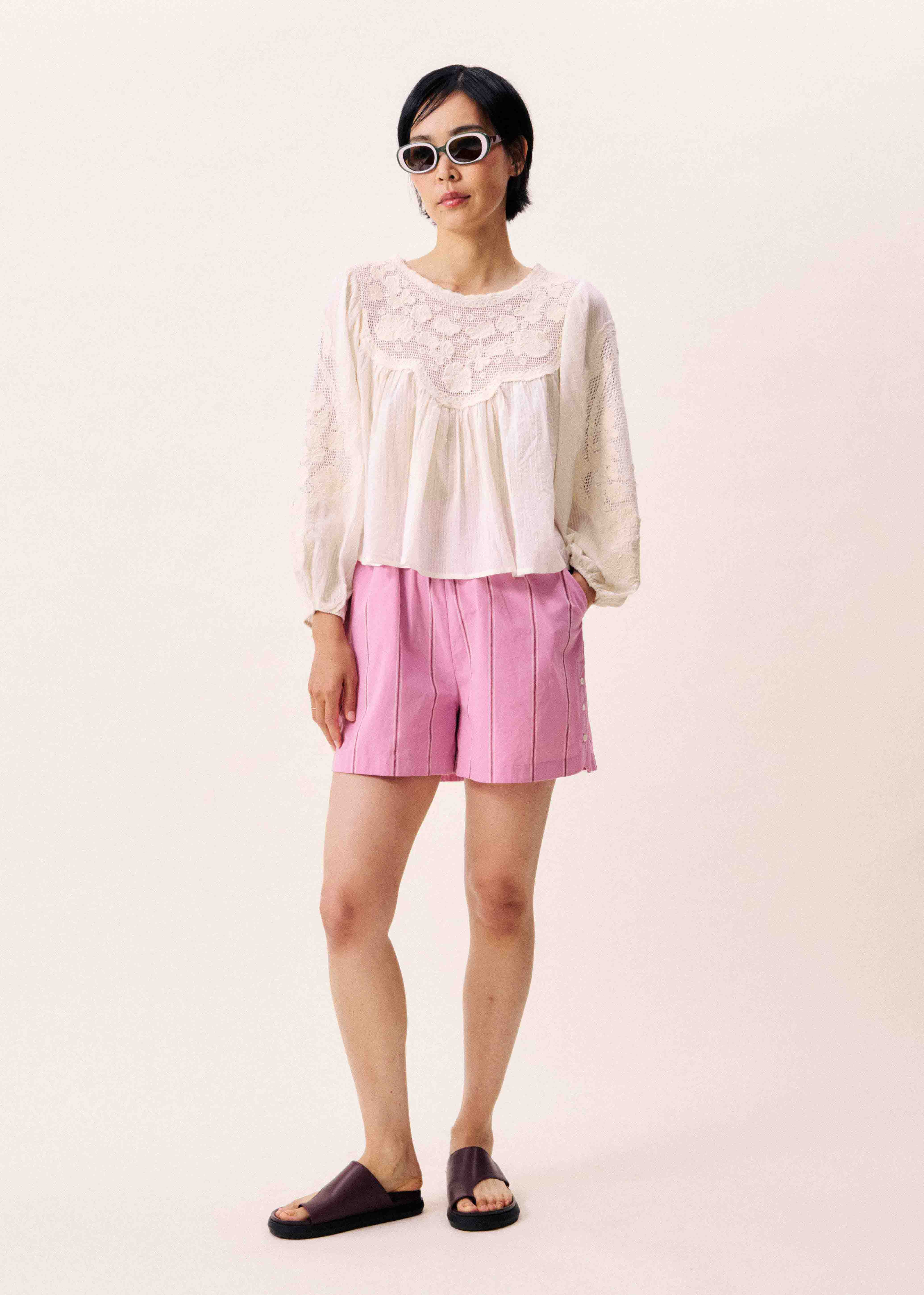 Blouse ACASTE Creme