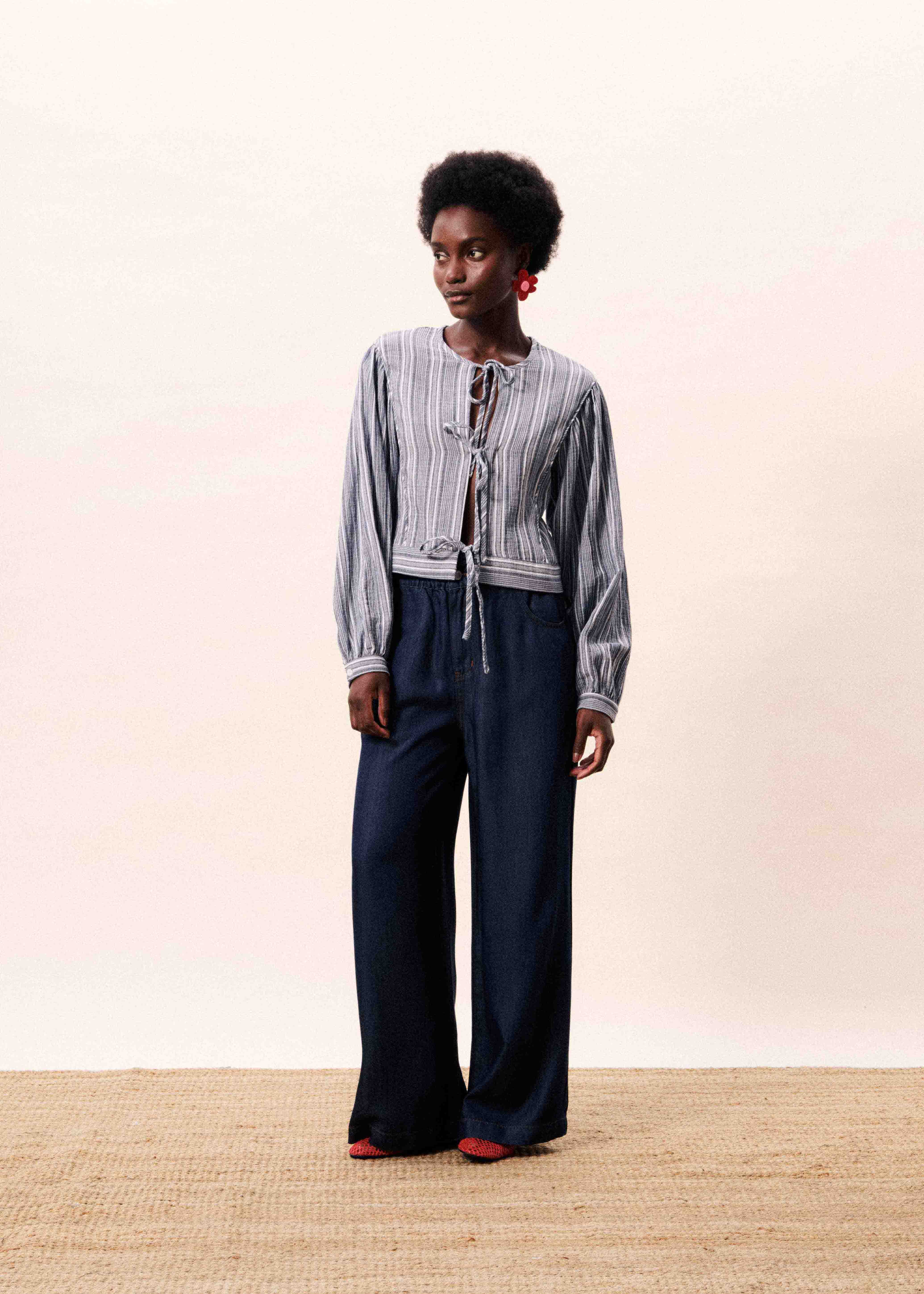 Blouse AMURINA Bleu jean