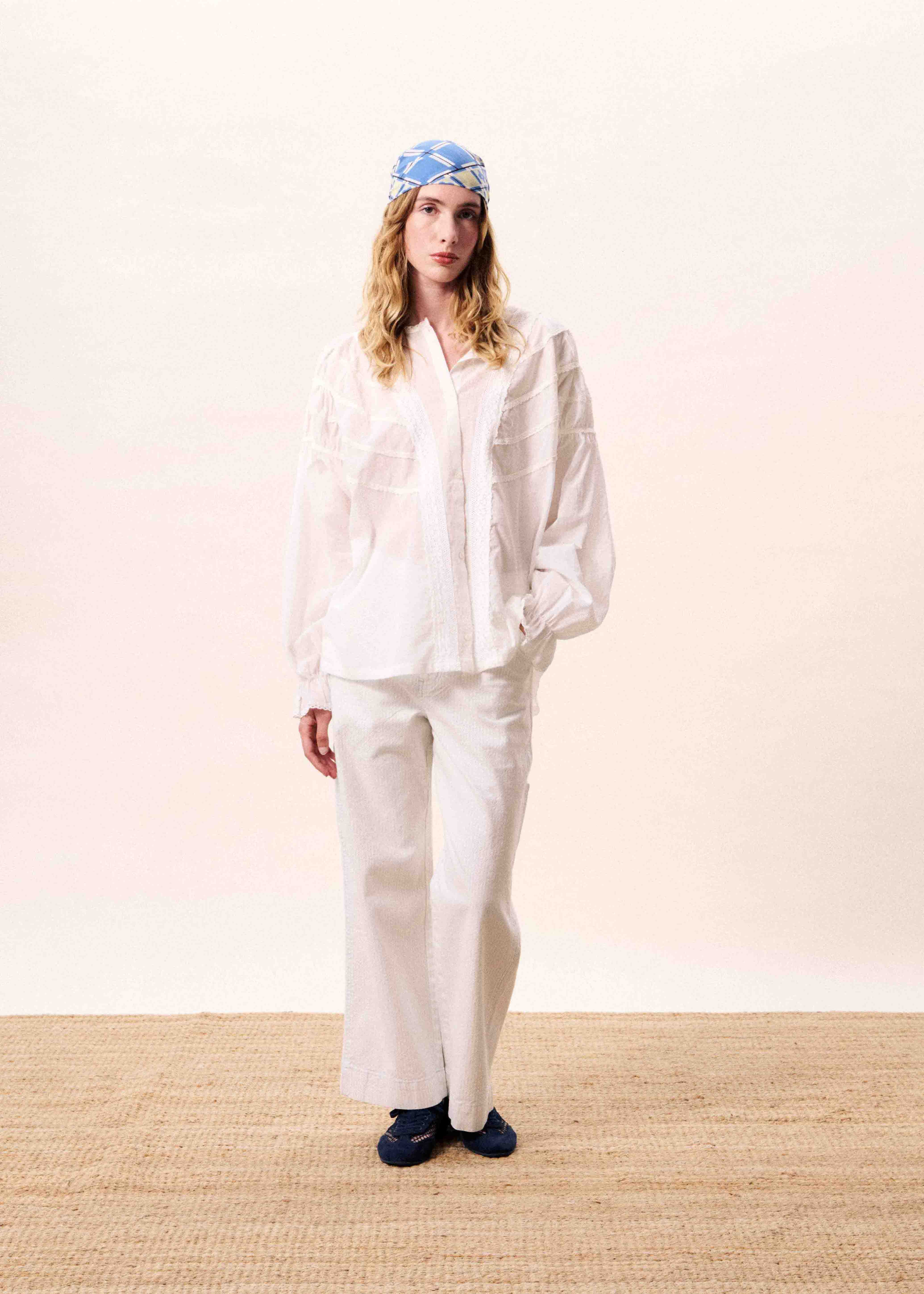 Blouse BRIELLE Blanc - Image 2