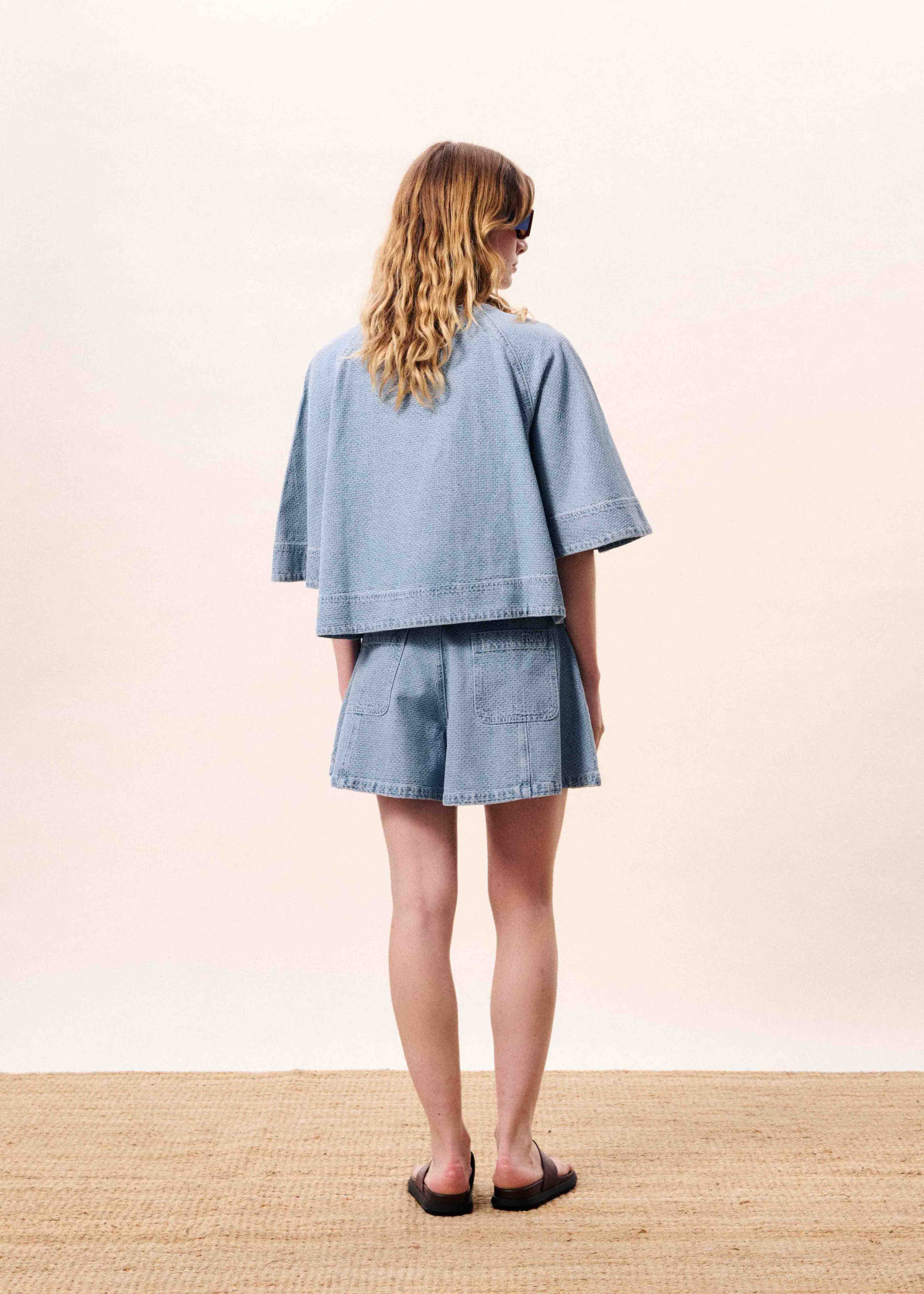 Blouse CITRINE Bleu clair - Image 3