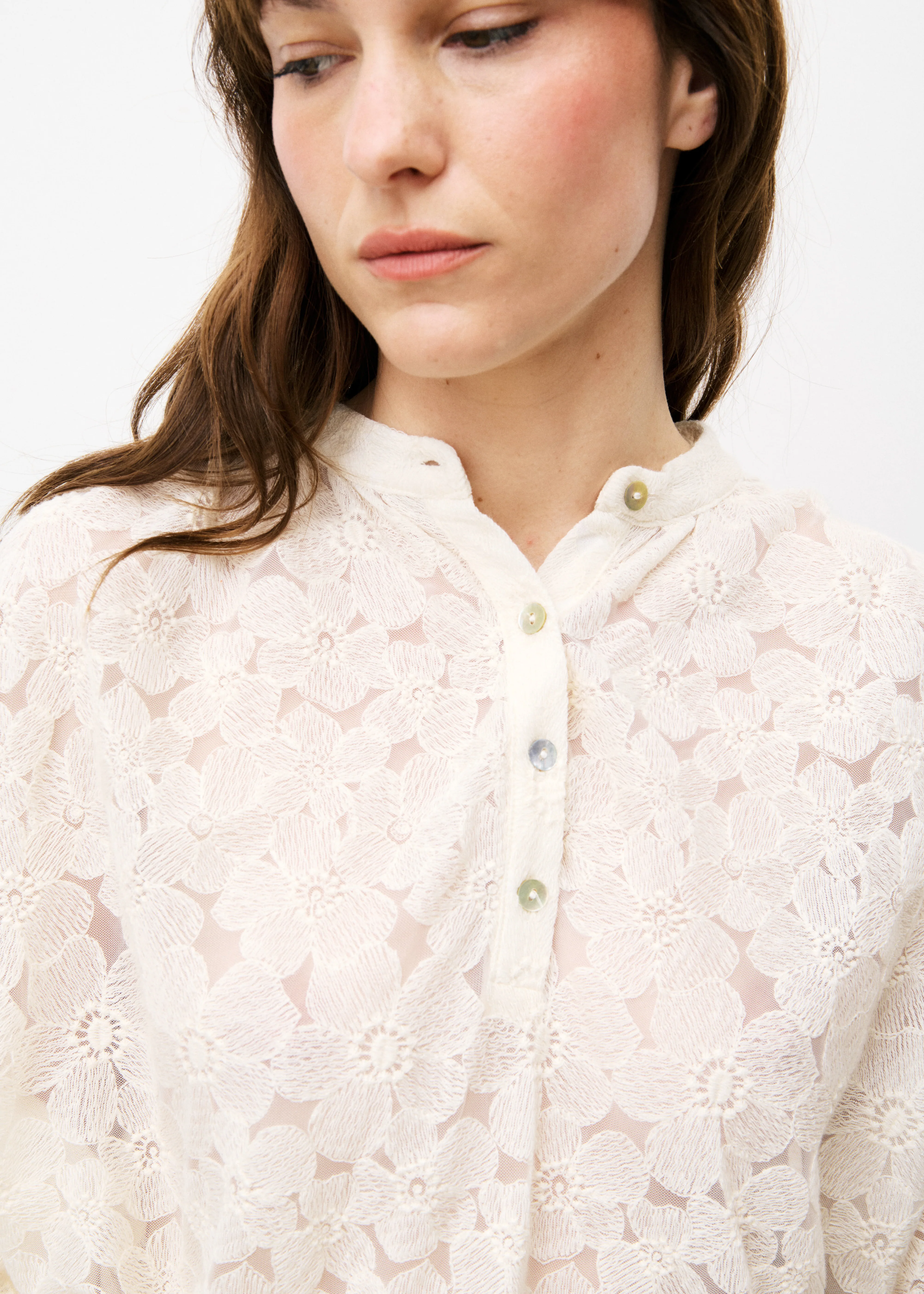 Blouse NORHEN Creme - Image 5
