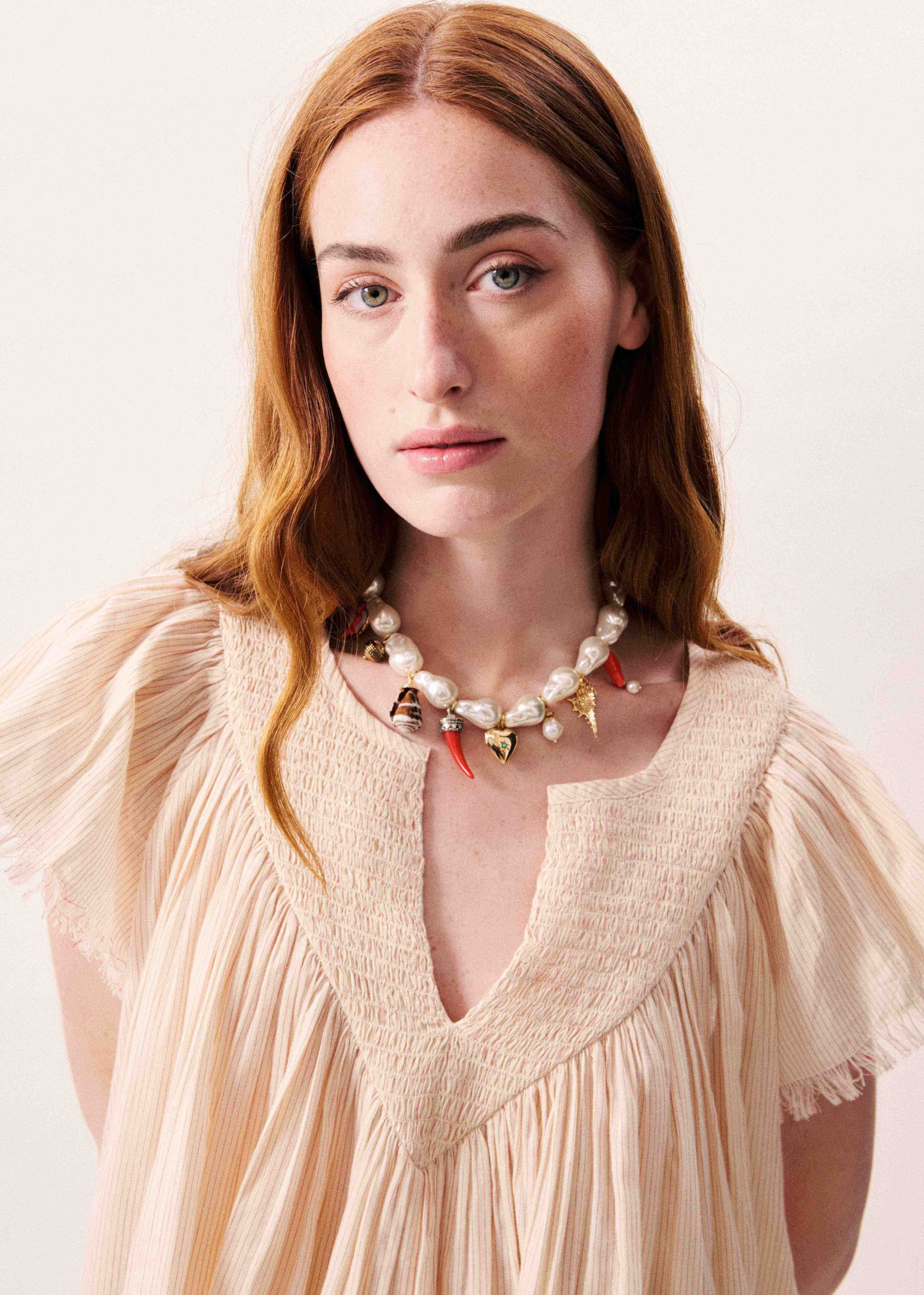 Blouse NOVAELLE Rouge - Image 5