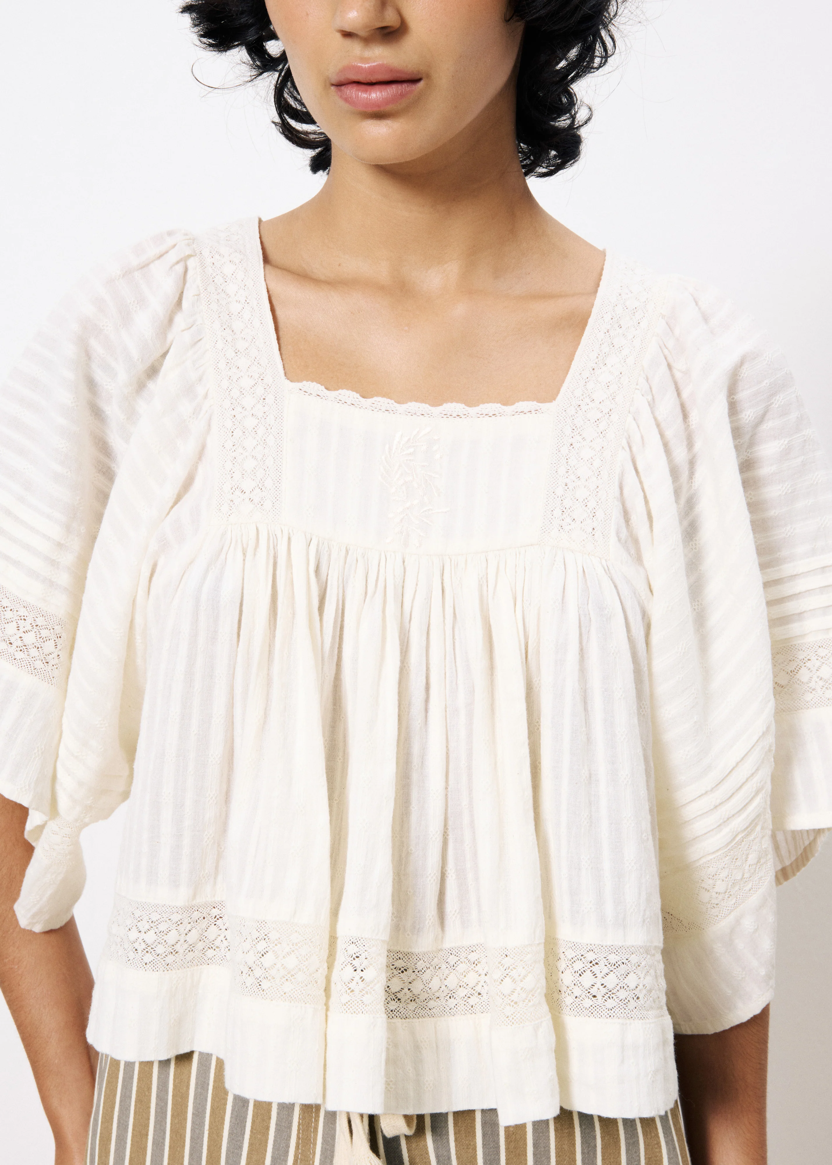 Blouse PATRICIE Creme - Image 4