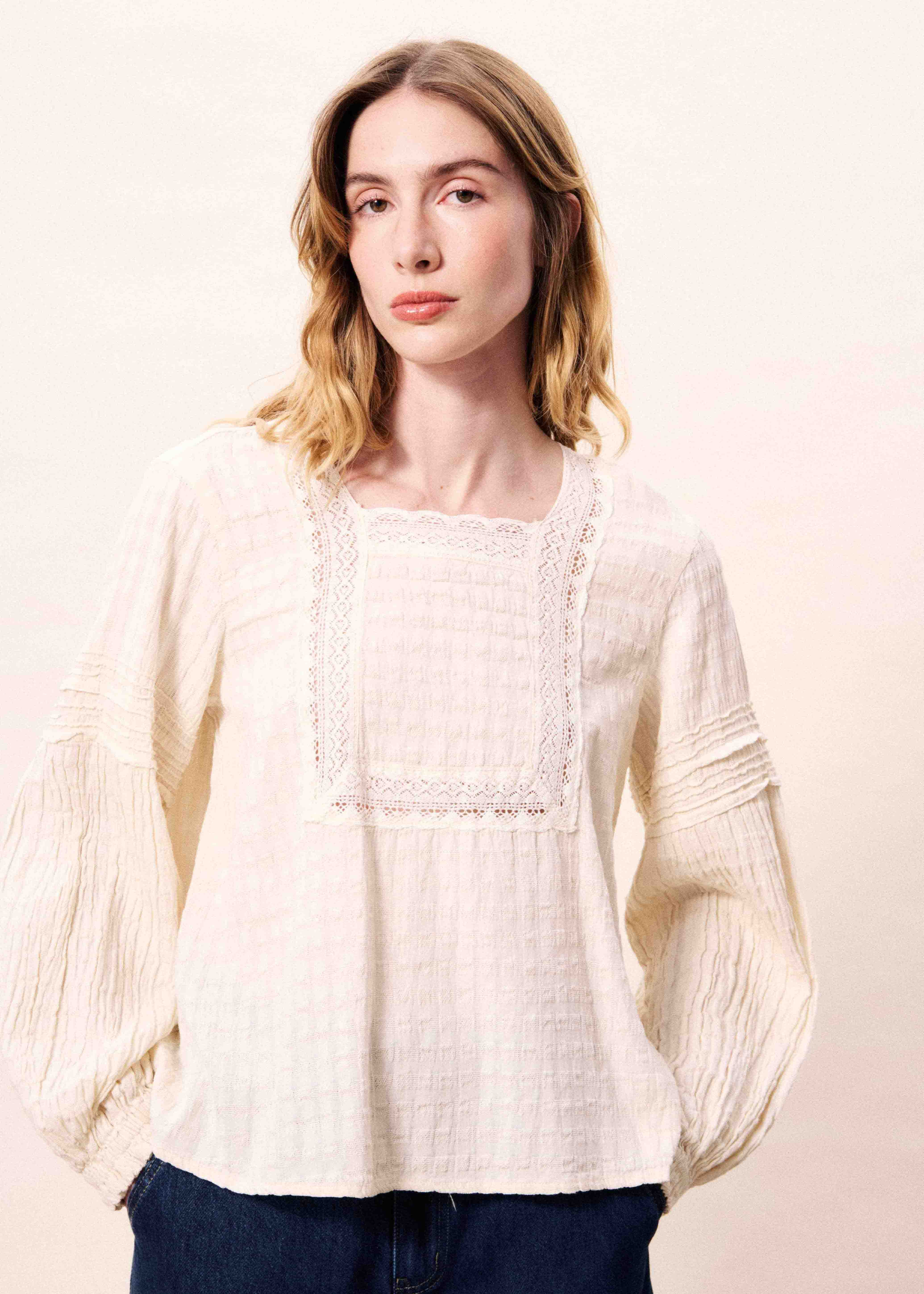 Blouse TEAHURA Beurre - Image 4