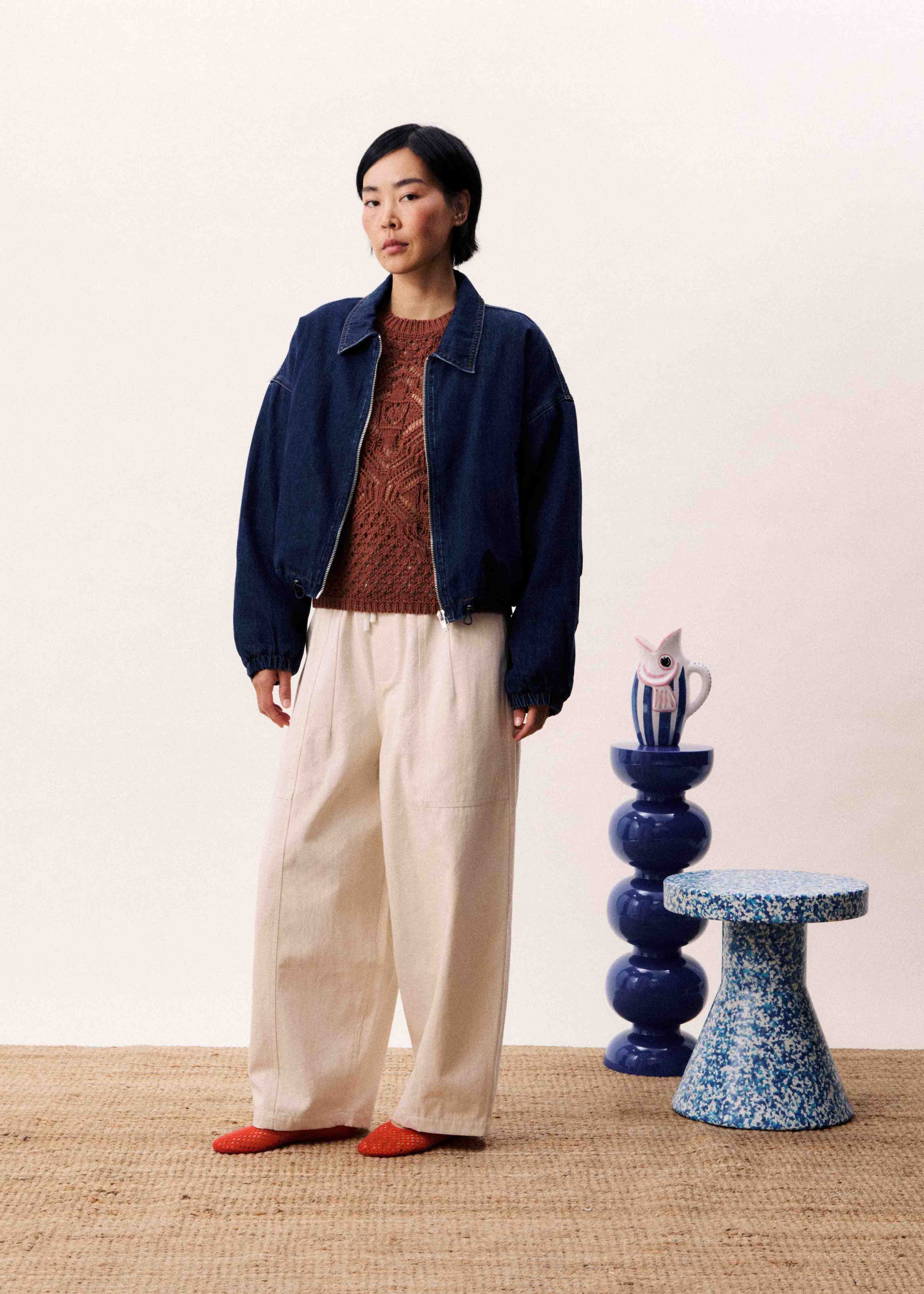 Bomber ITACARE Bleu jean - Image 2