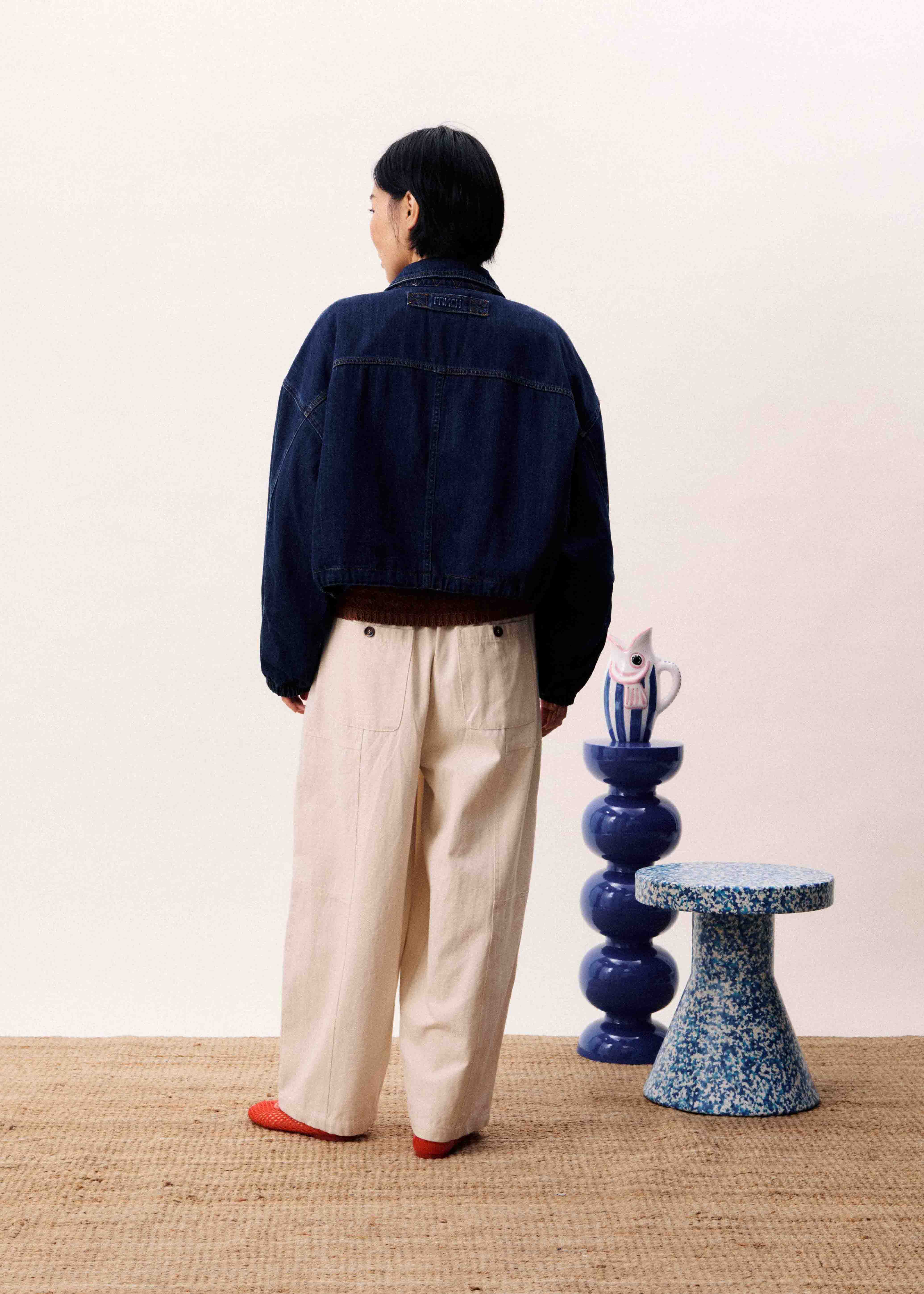 Bomber ITACARE Bleu jean - Image 3