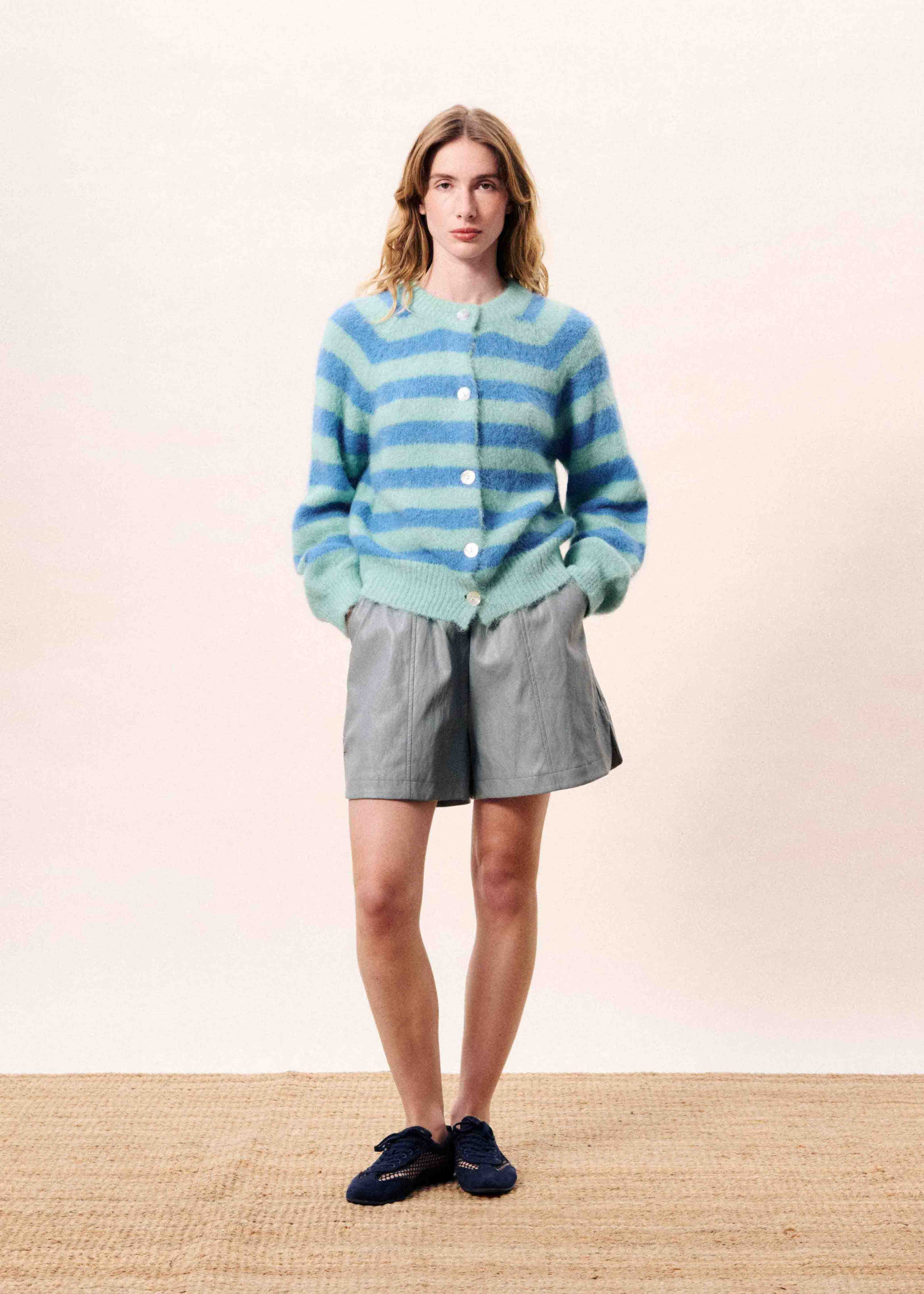 Cardigan AZUR Bleu azur
