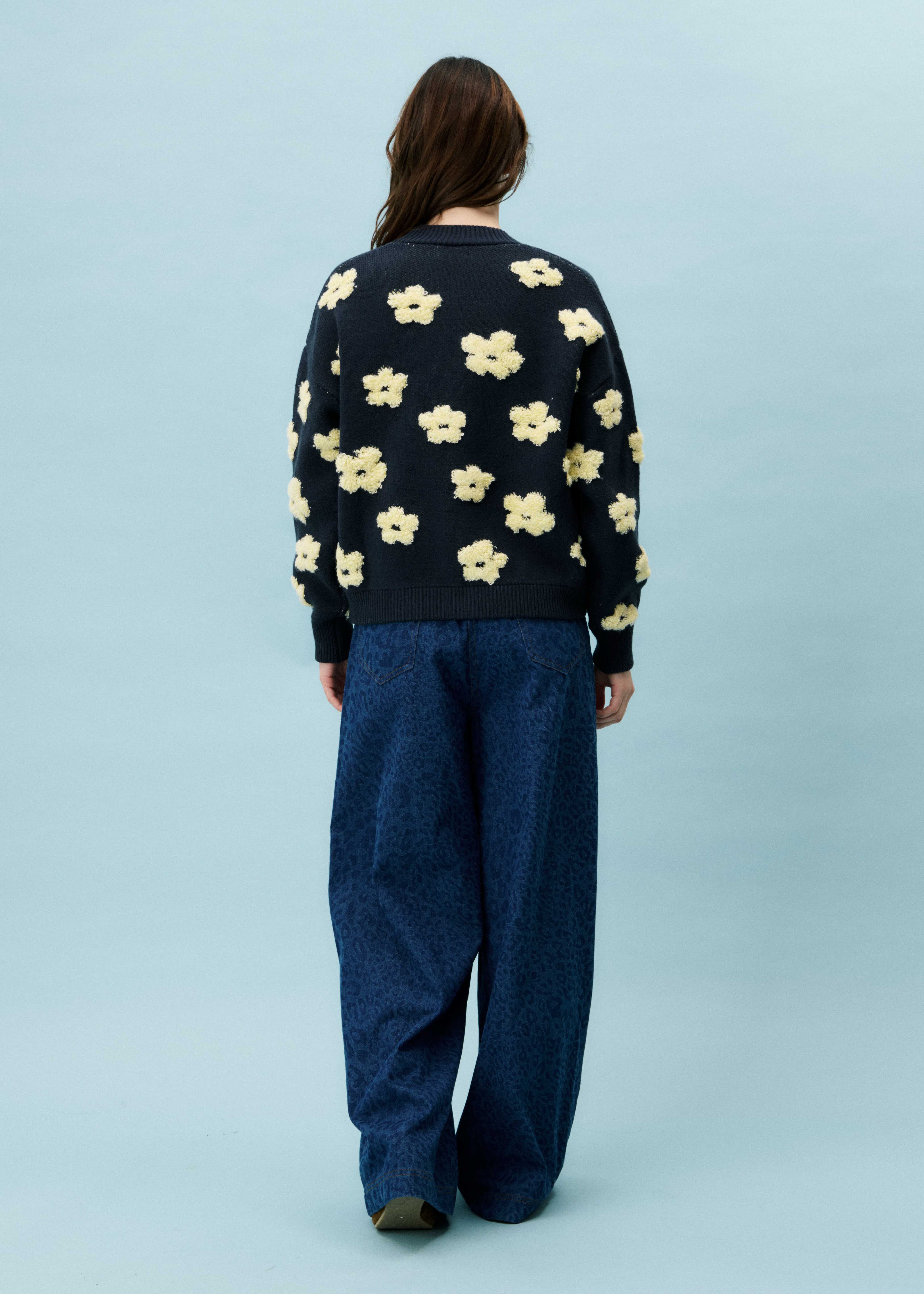 Cardigan BERGENIA Bleu marine - Image 3