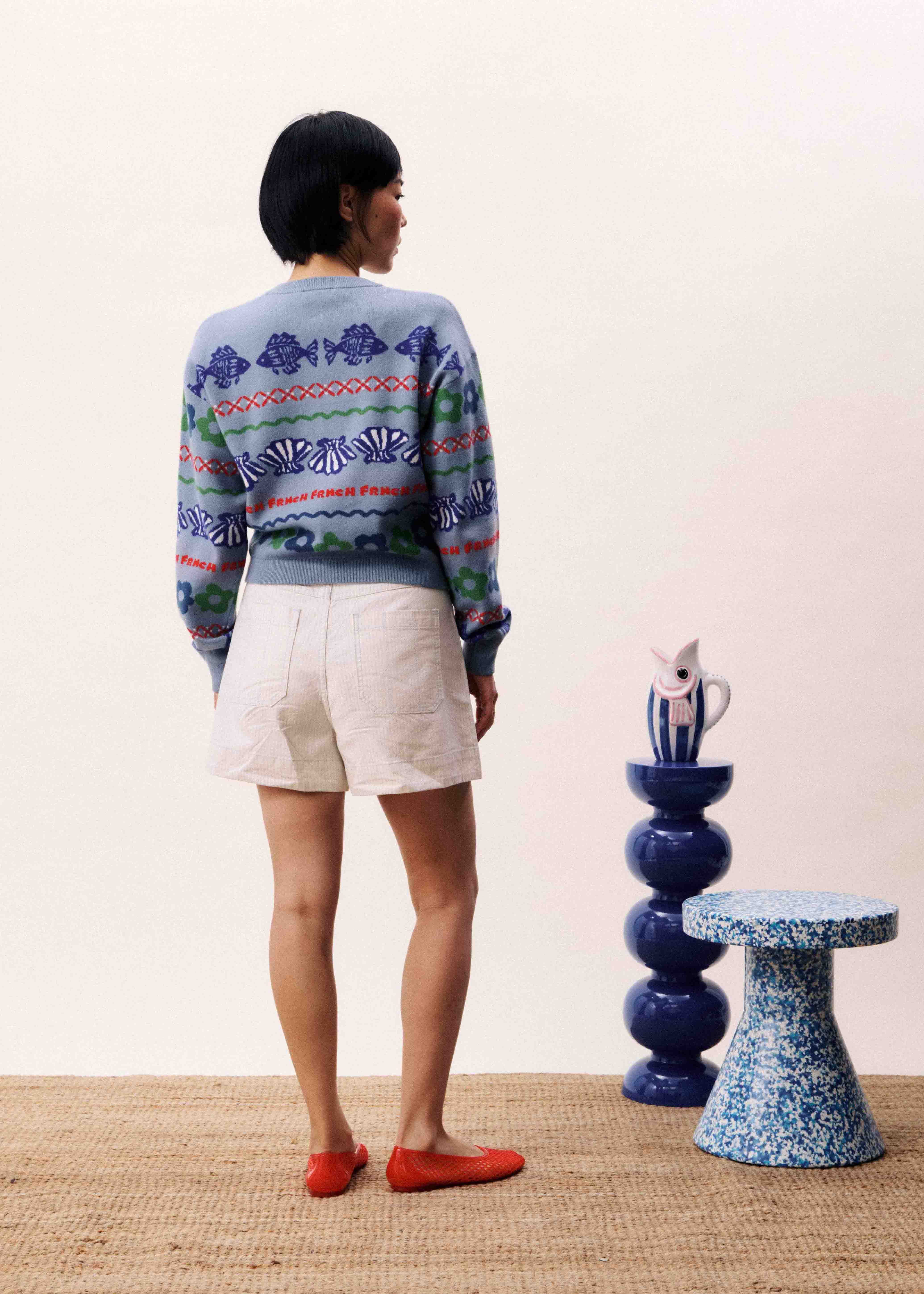Cardigan FEDERICA Bleu clair - Image 3