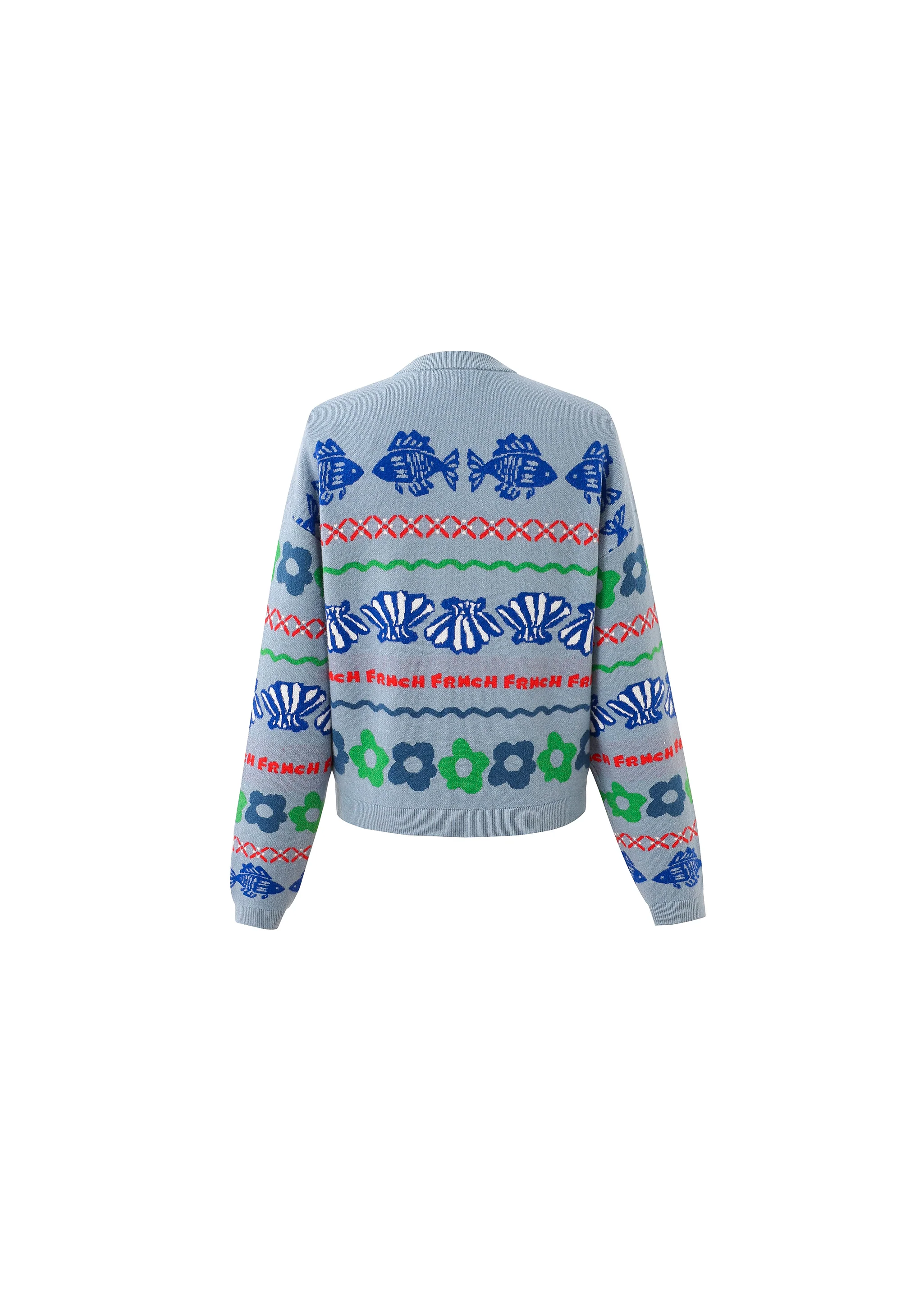 Cardigan FEDERICA Bleu clair - Image 5
