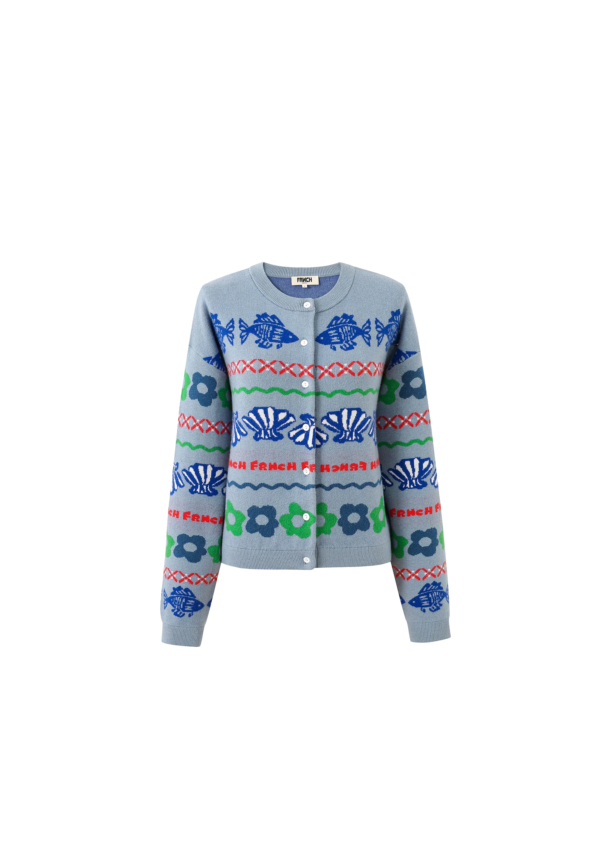 Cardigan FEDERICA Bleu clair - Image 6