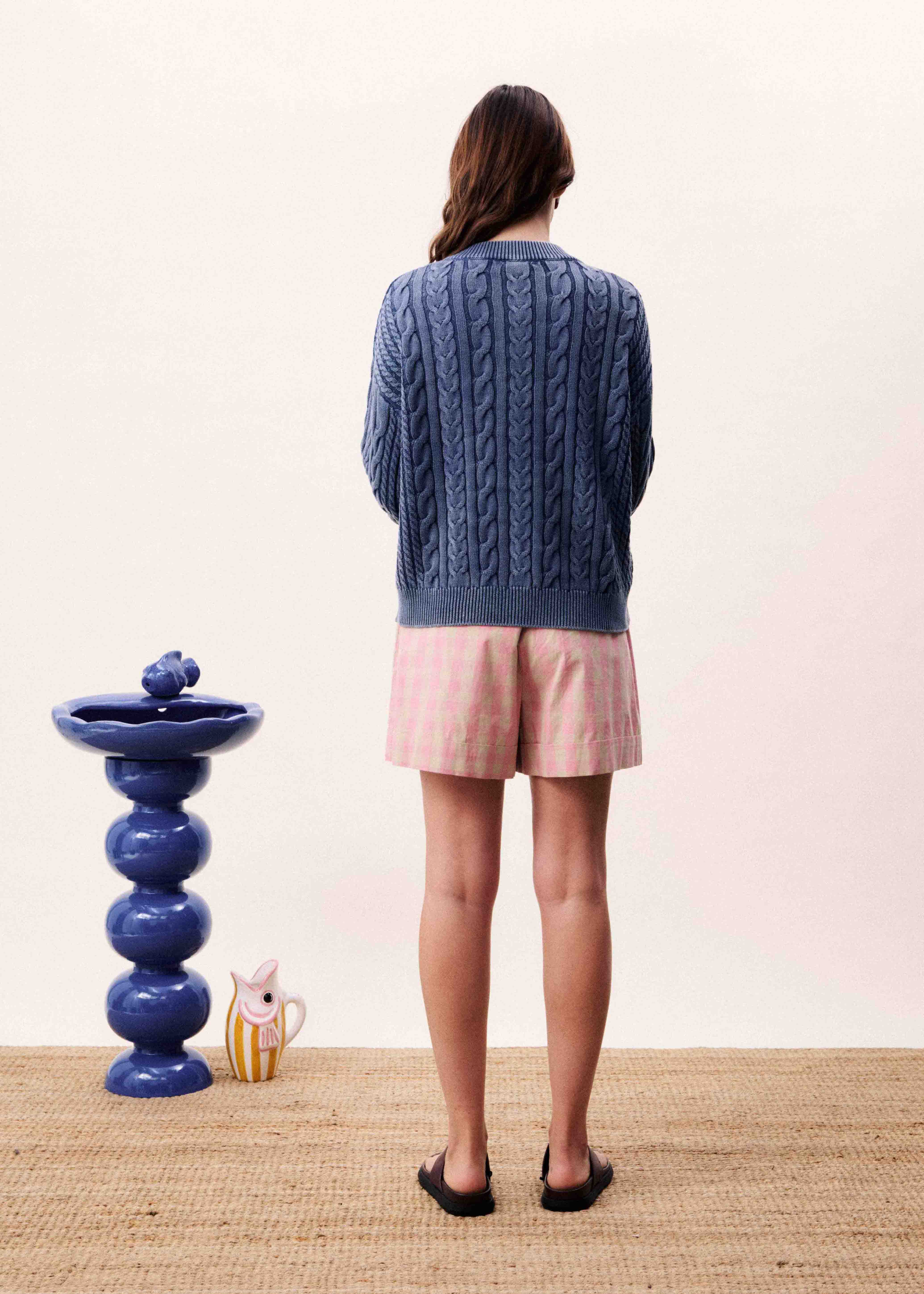 Cardigan JANET Bleu jean - Image 3