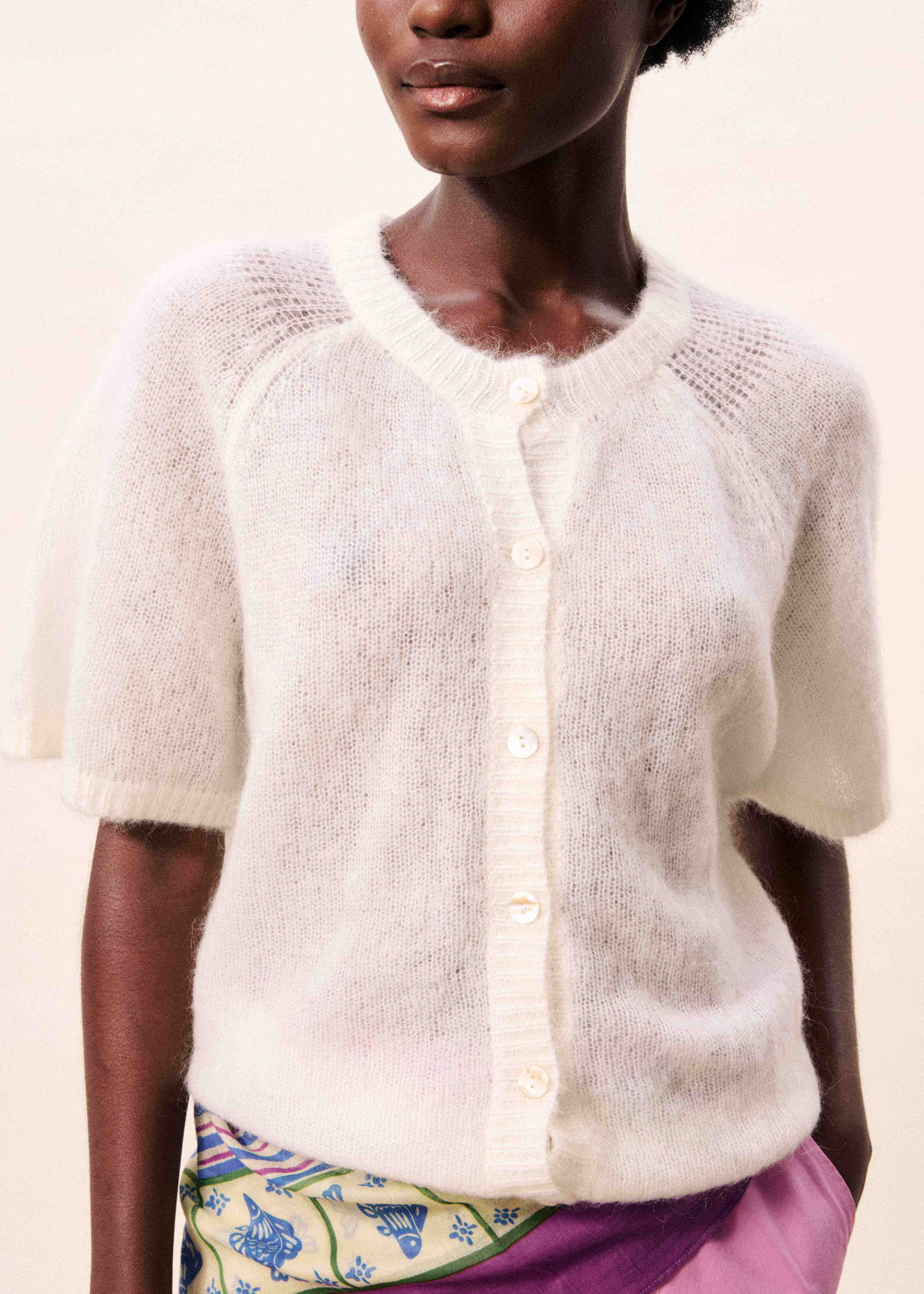 Cardigan KAWASAN Creme
