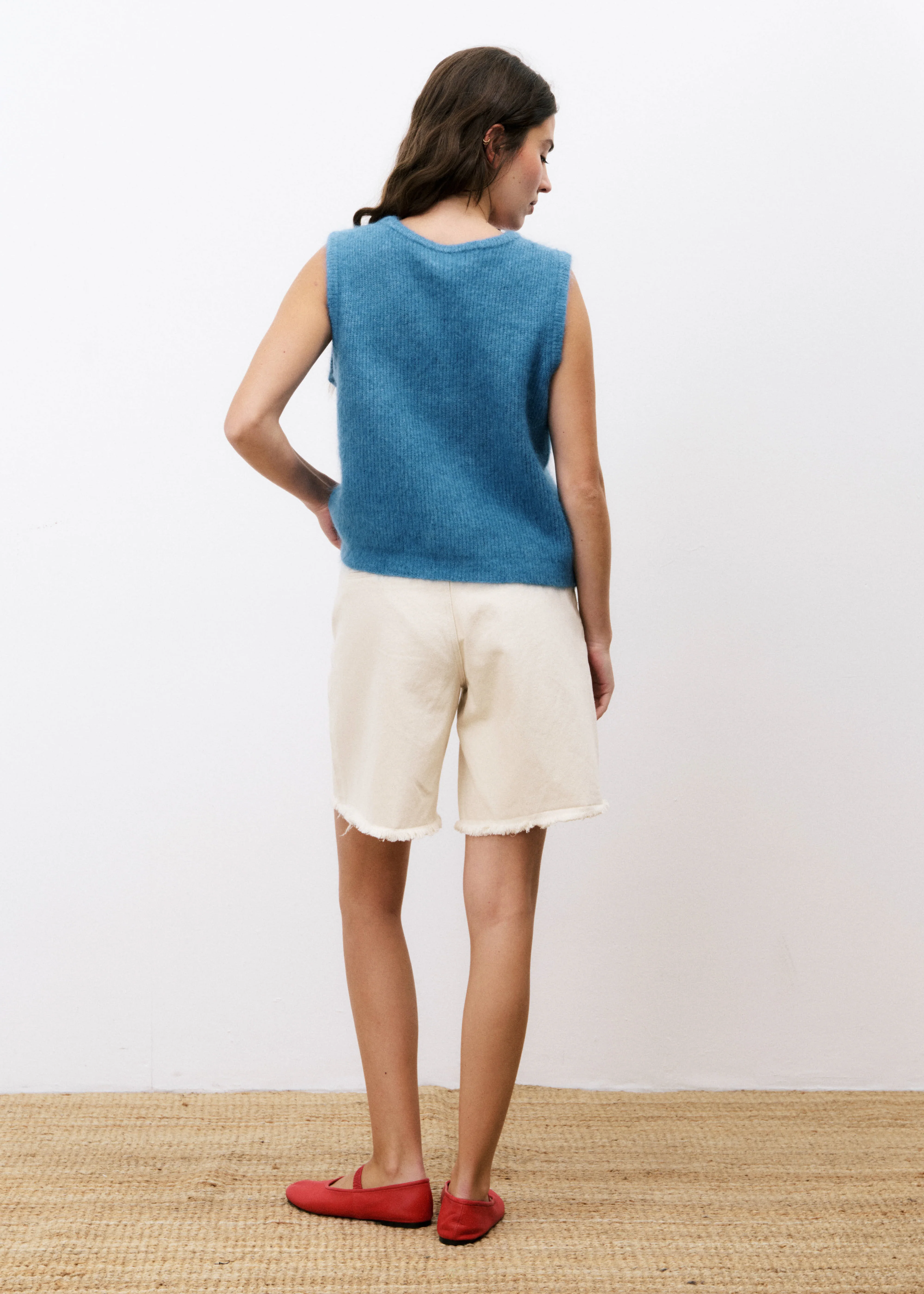 Cardigan MELIZA Bleu jean - Image 4