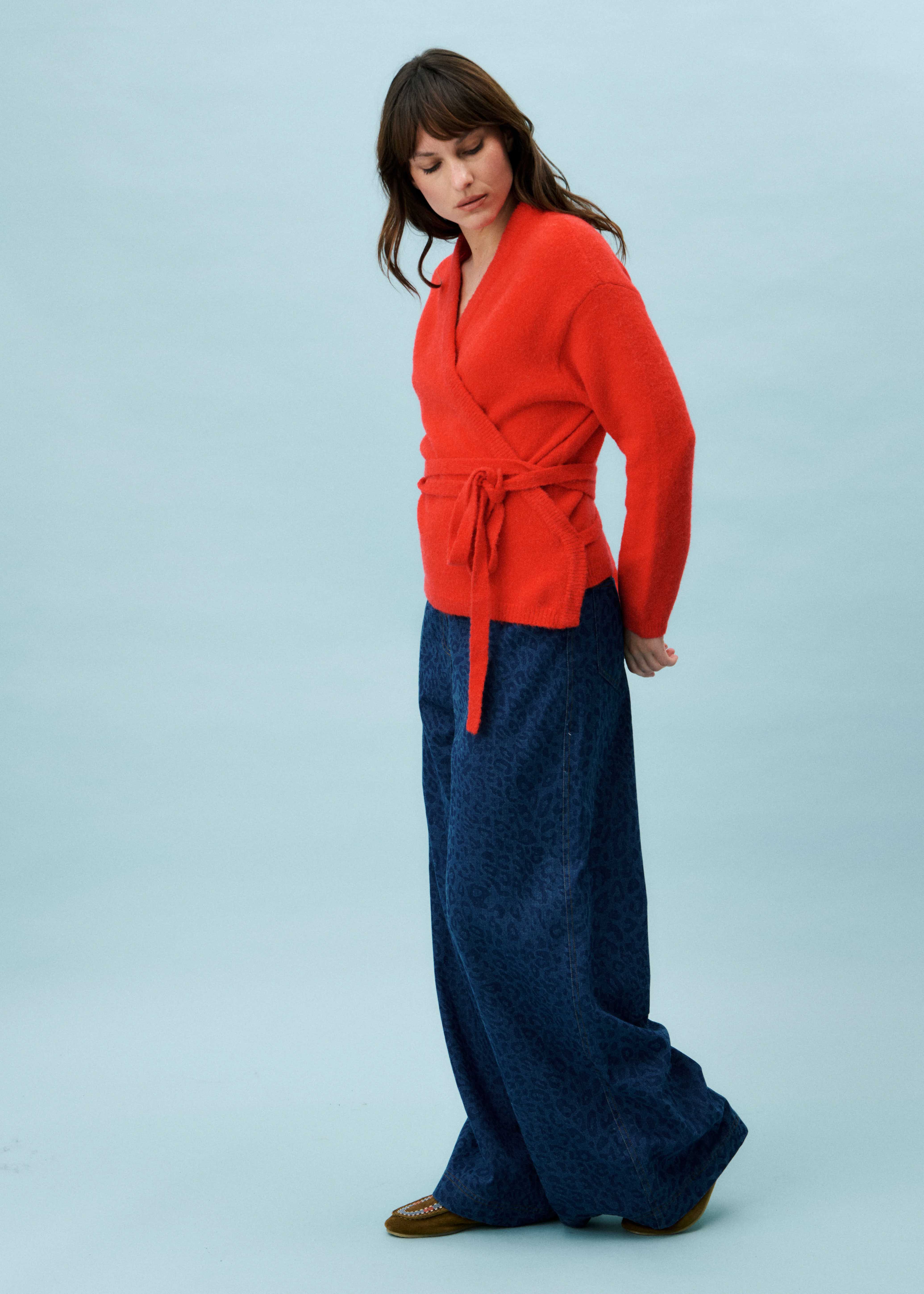 Cardigan PONTIA Rouge - Image 2