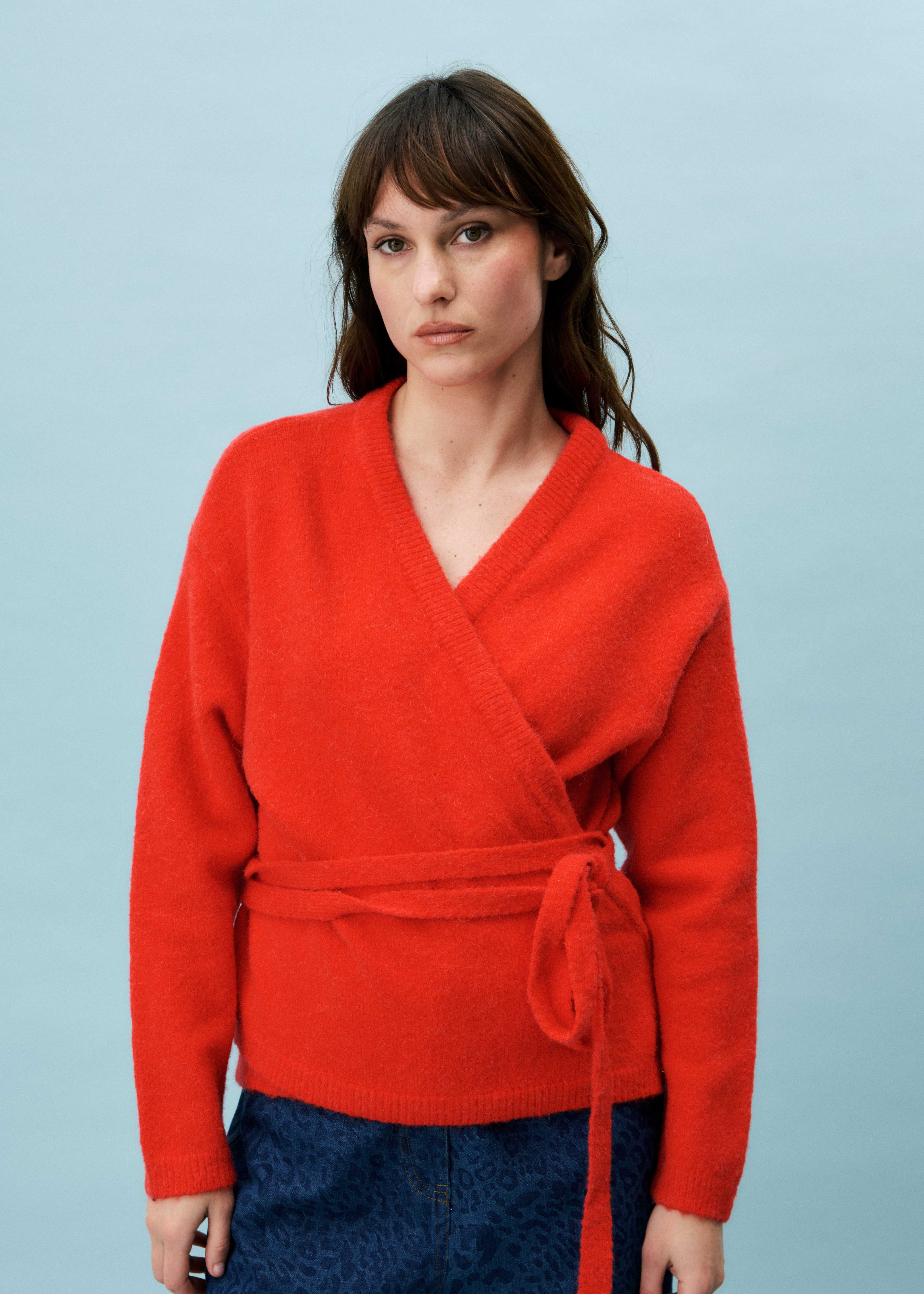 Cardigan PONTIA Rouge - Image 3
