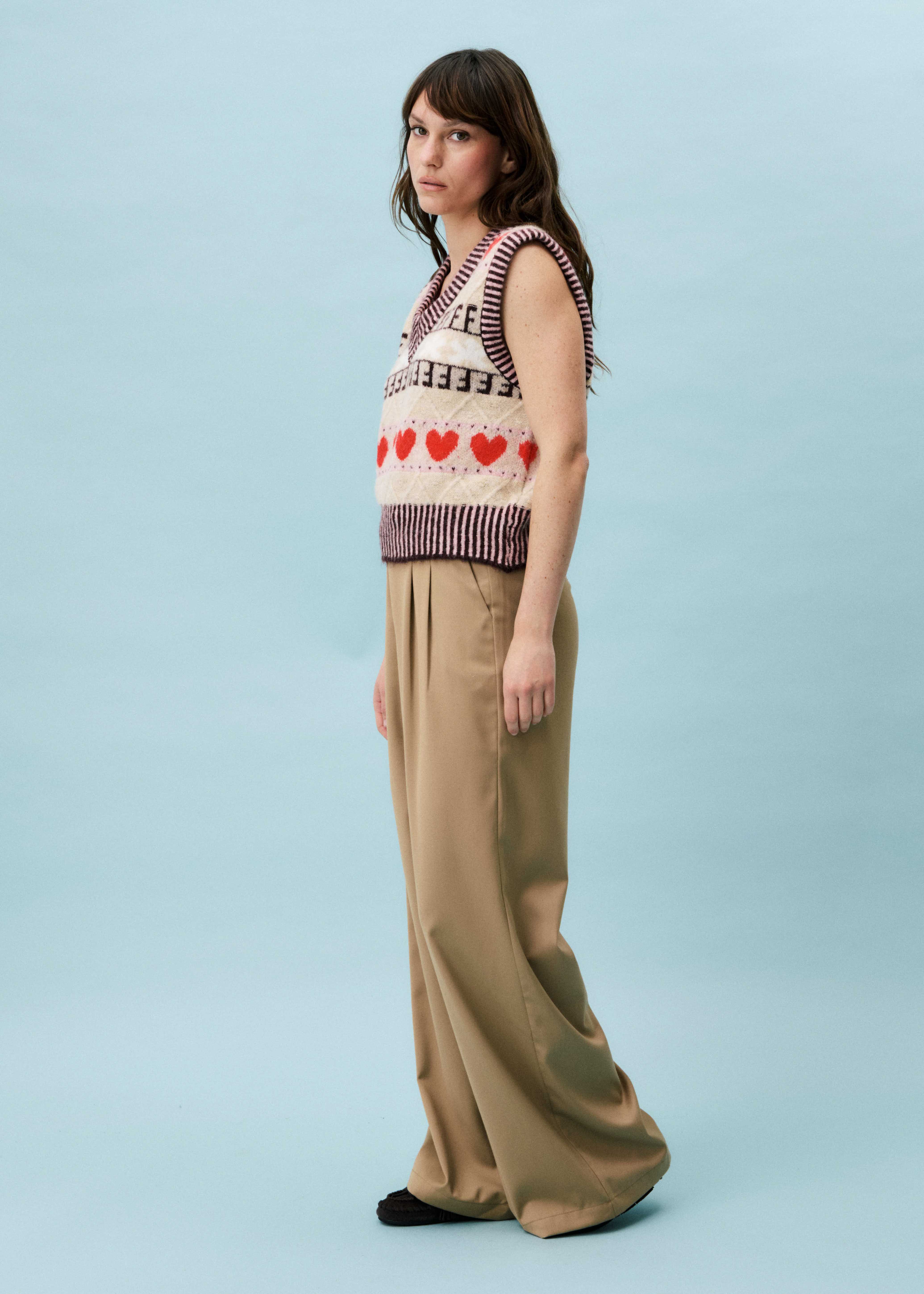 Cardigan RHUBARBE Beige - Image 3