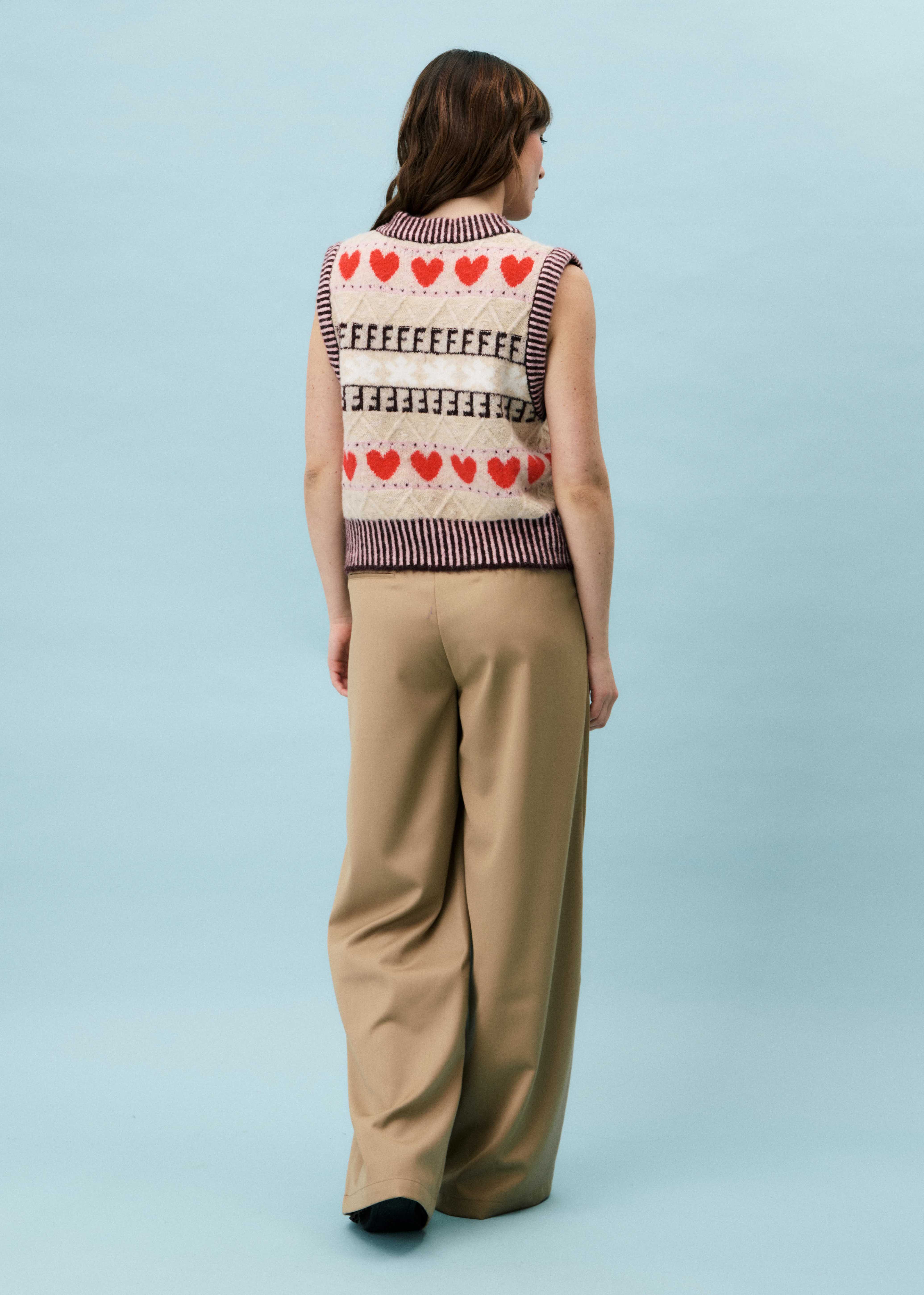 Cardigan RHUBARBE Beige - Image 4
