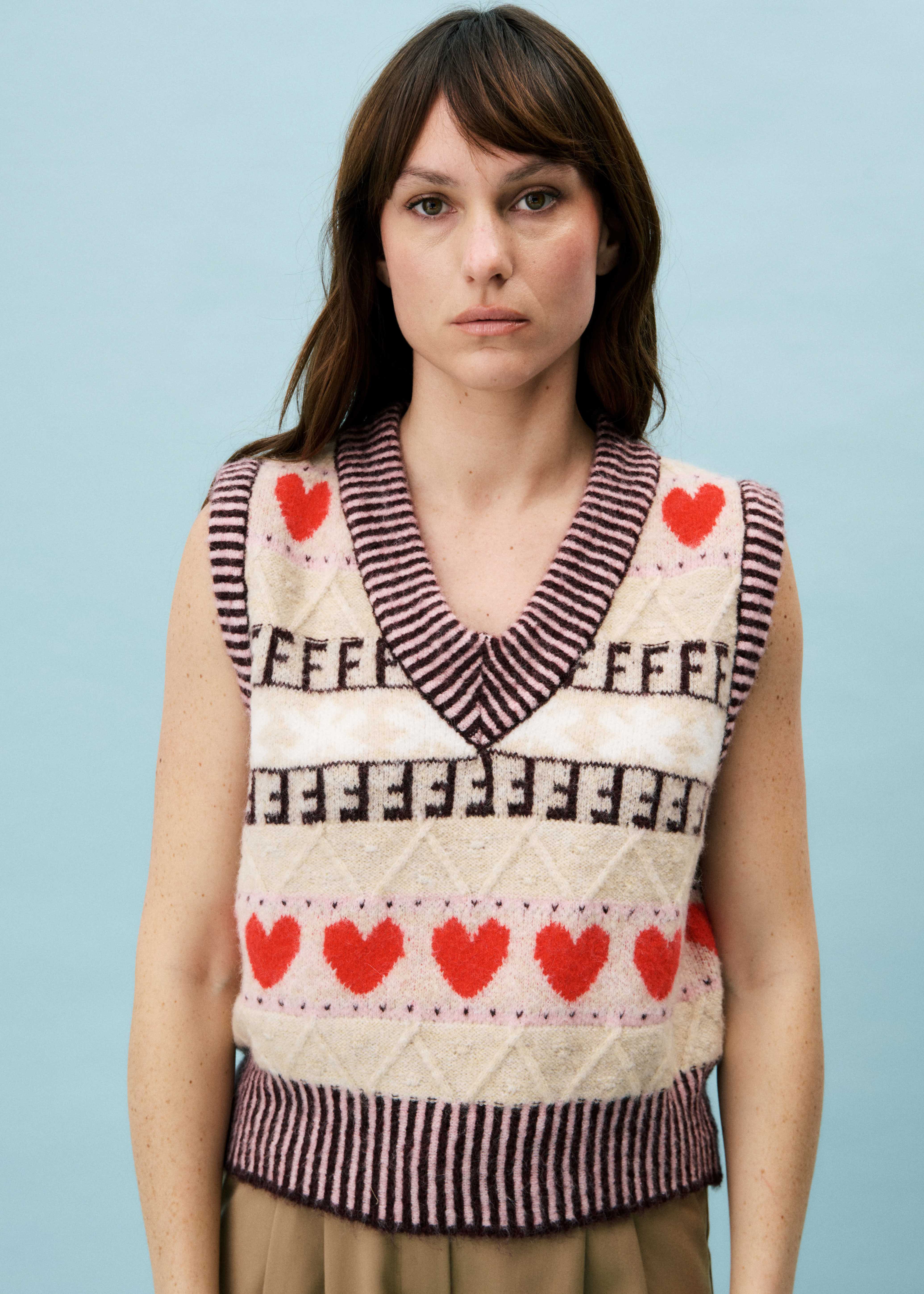 Cardigan RHUBARBE Beige - Image 5