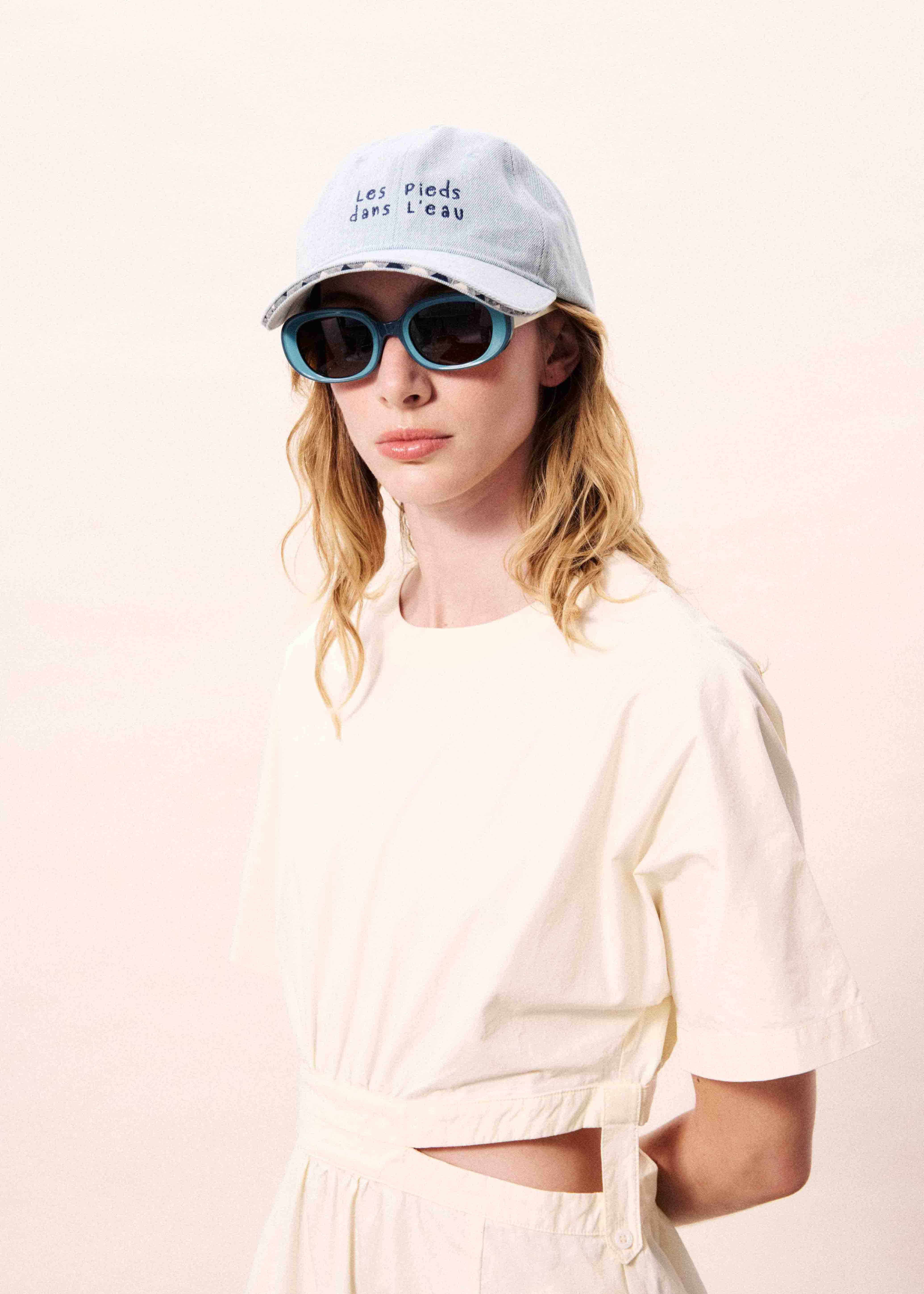 Casquette PIEDS Bleu jean - Image 2