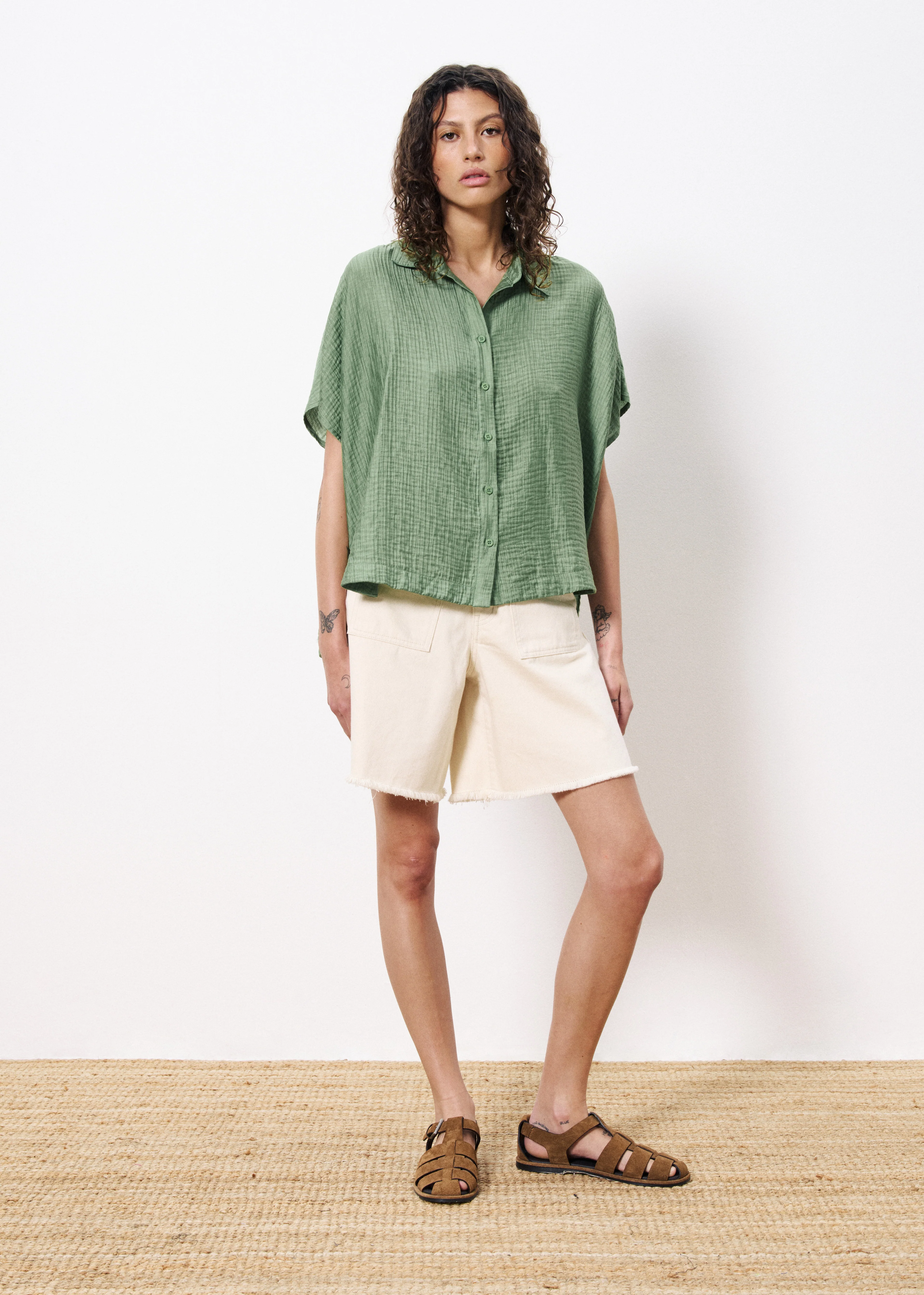 Chemise ABIBA Vert - Image 2