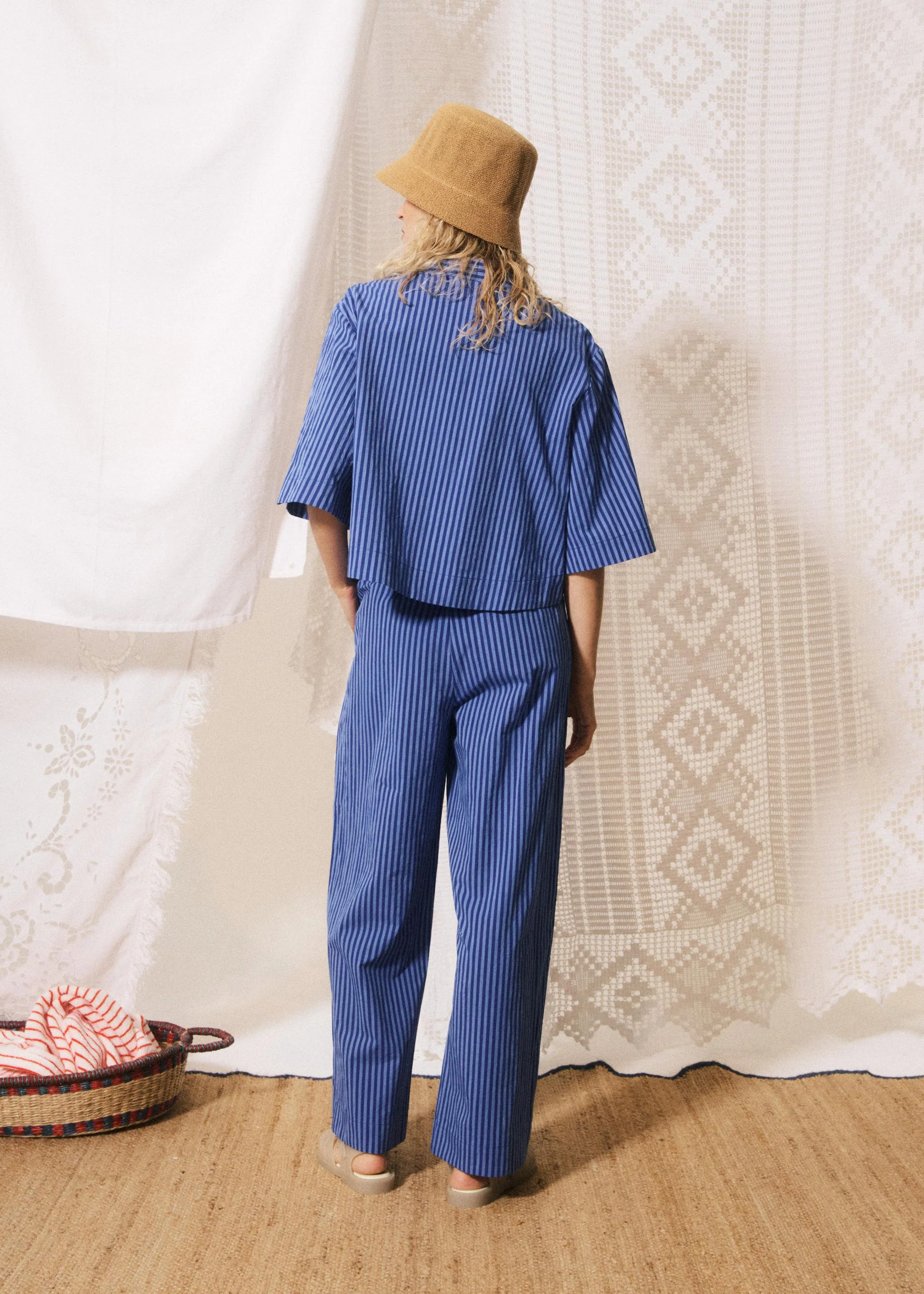 Chemise ANNA Bleu electrique - Image 3