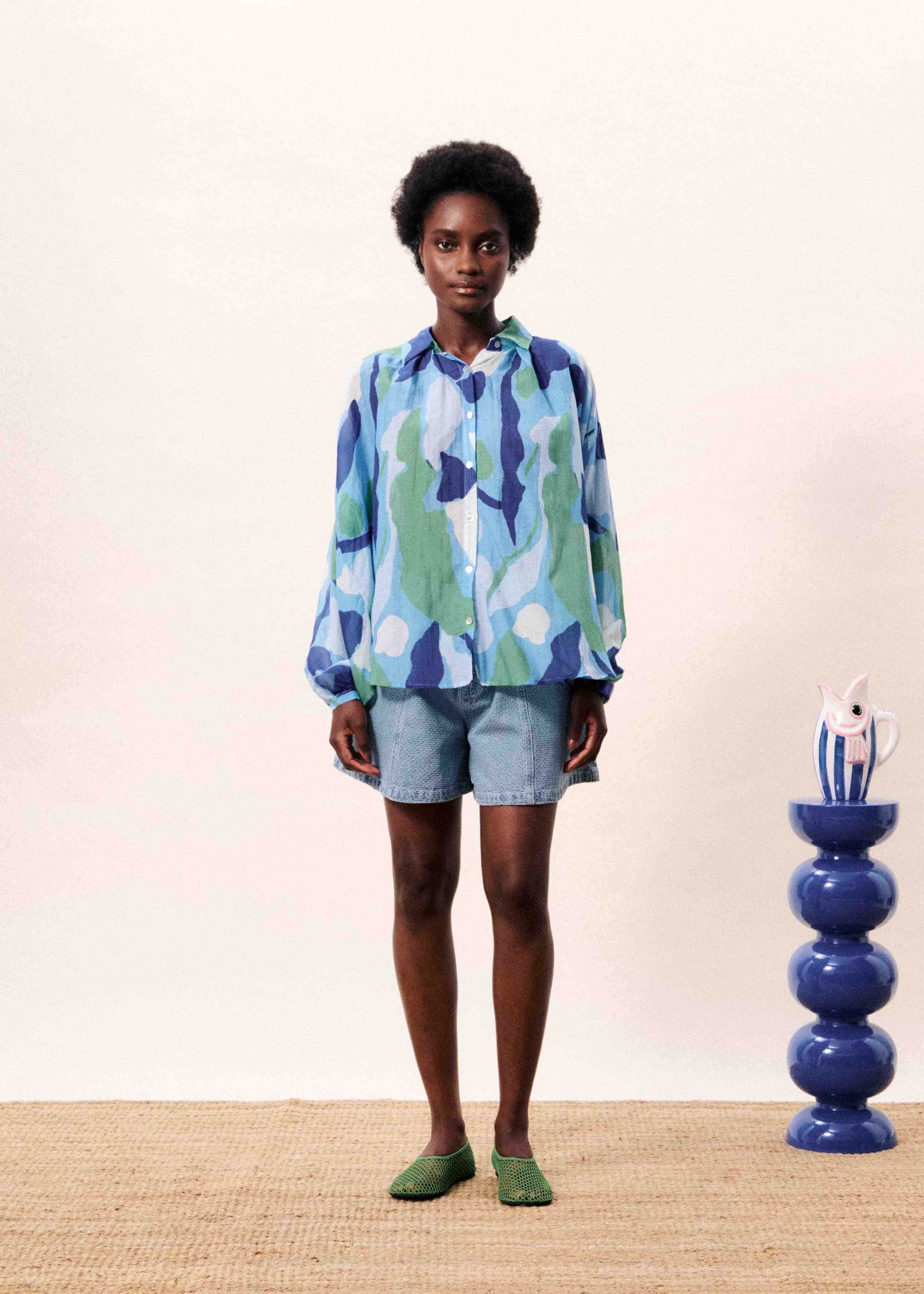 Chemise BERING Nenufar bleu