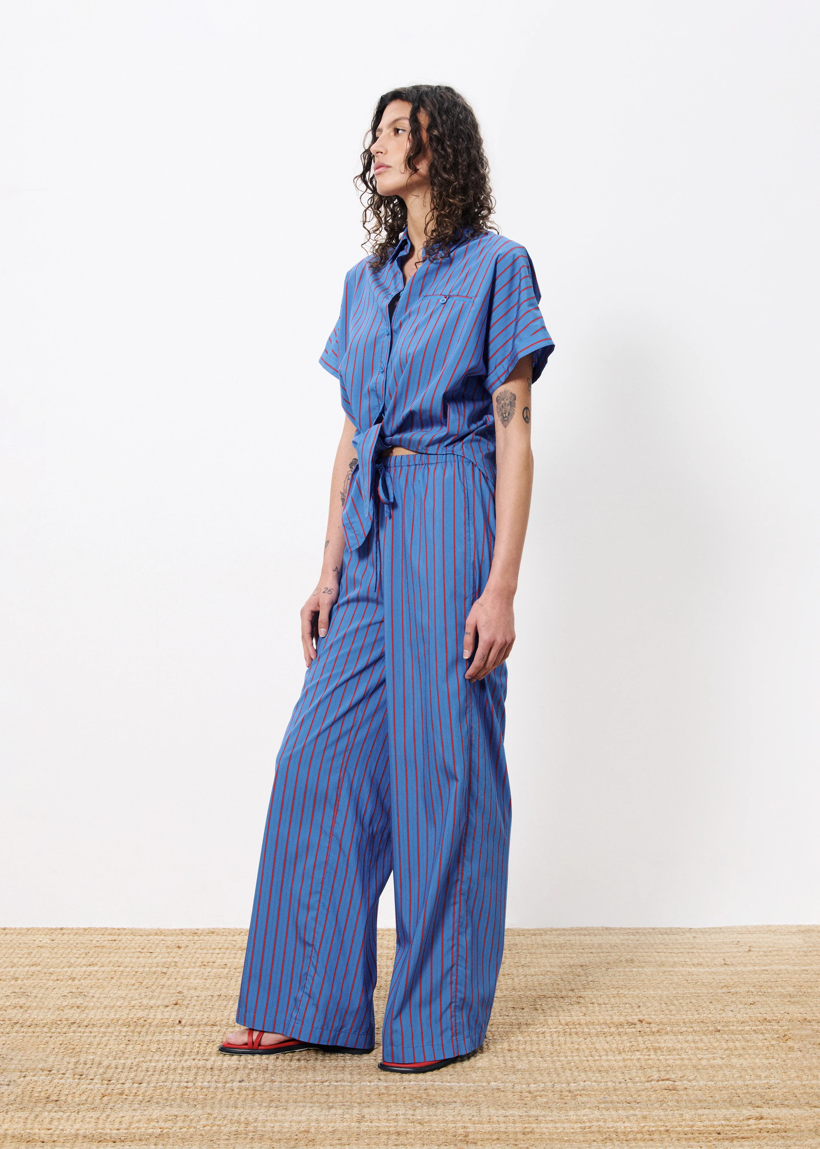 Chemise CARMELLE Bleu electrique - Image 2