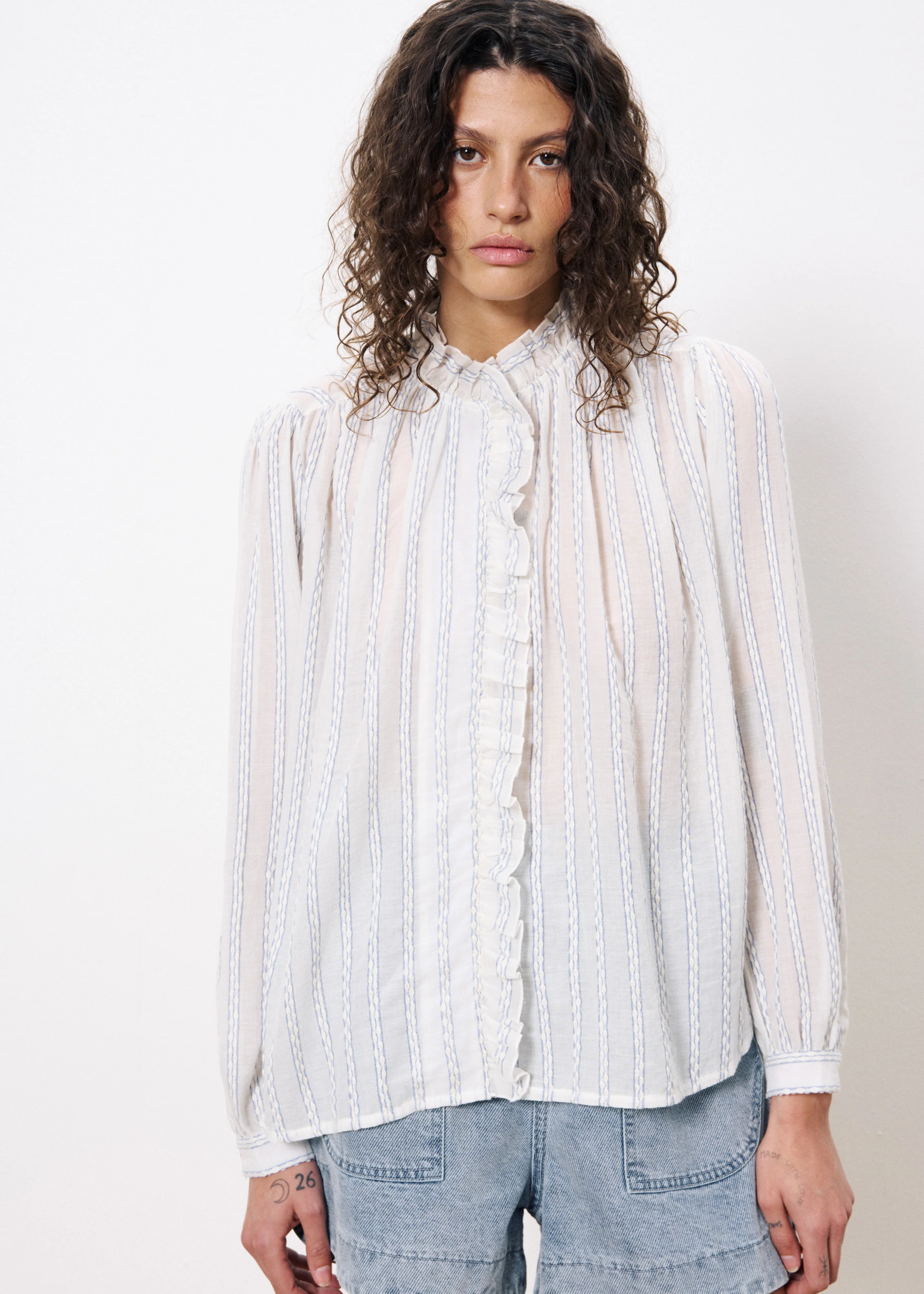 Chemise CELENA Blanc - Image 4