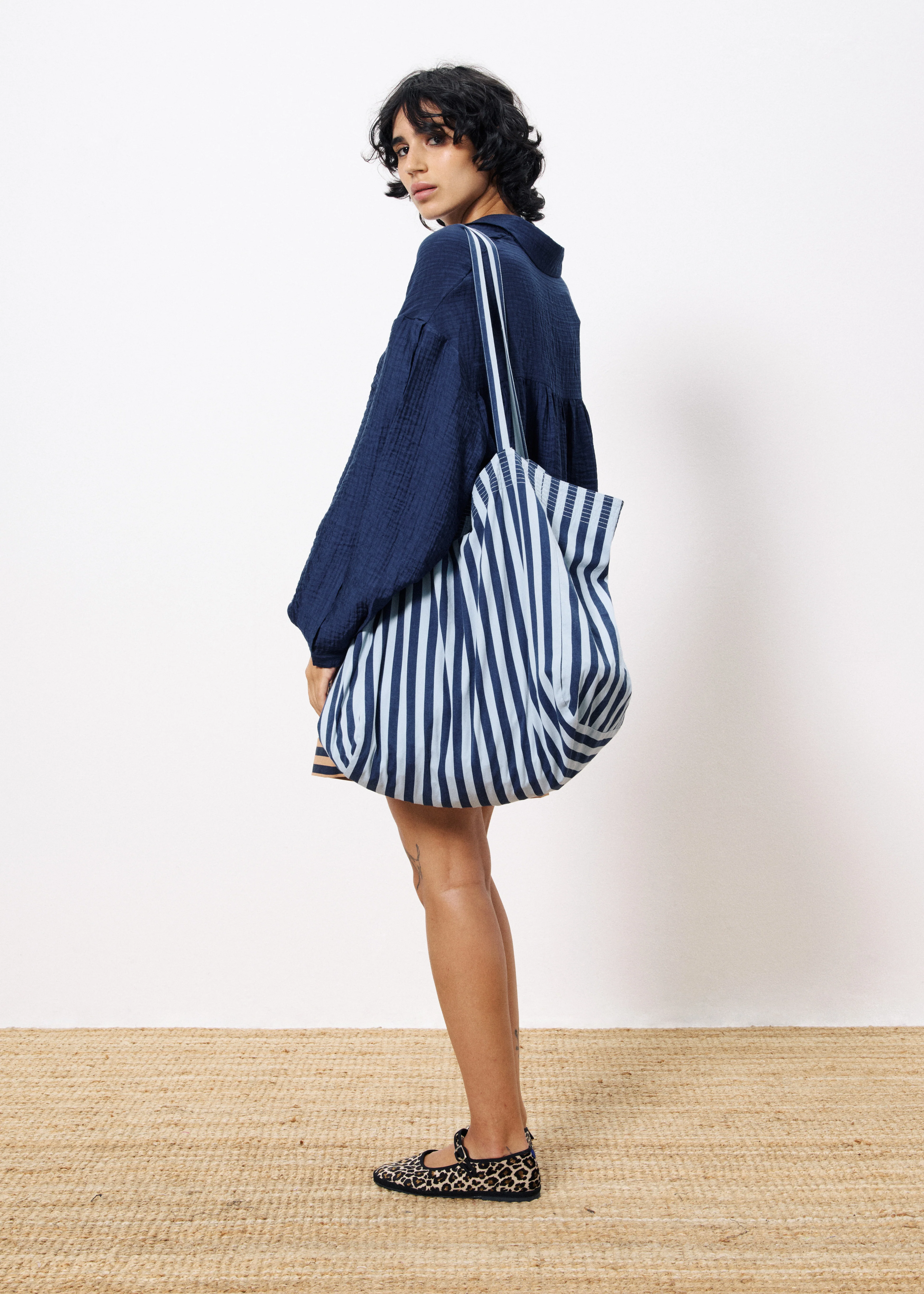 Chemise CHARLOTTE Bleu marine - Image 2