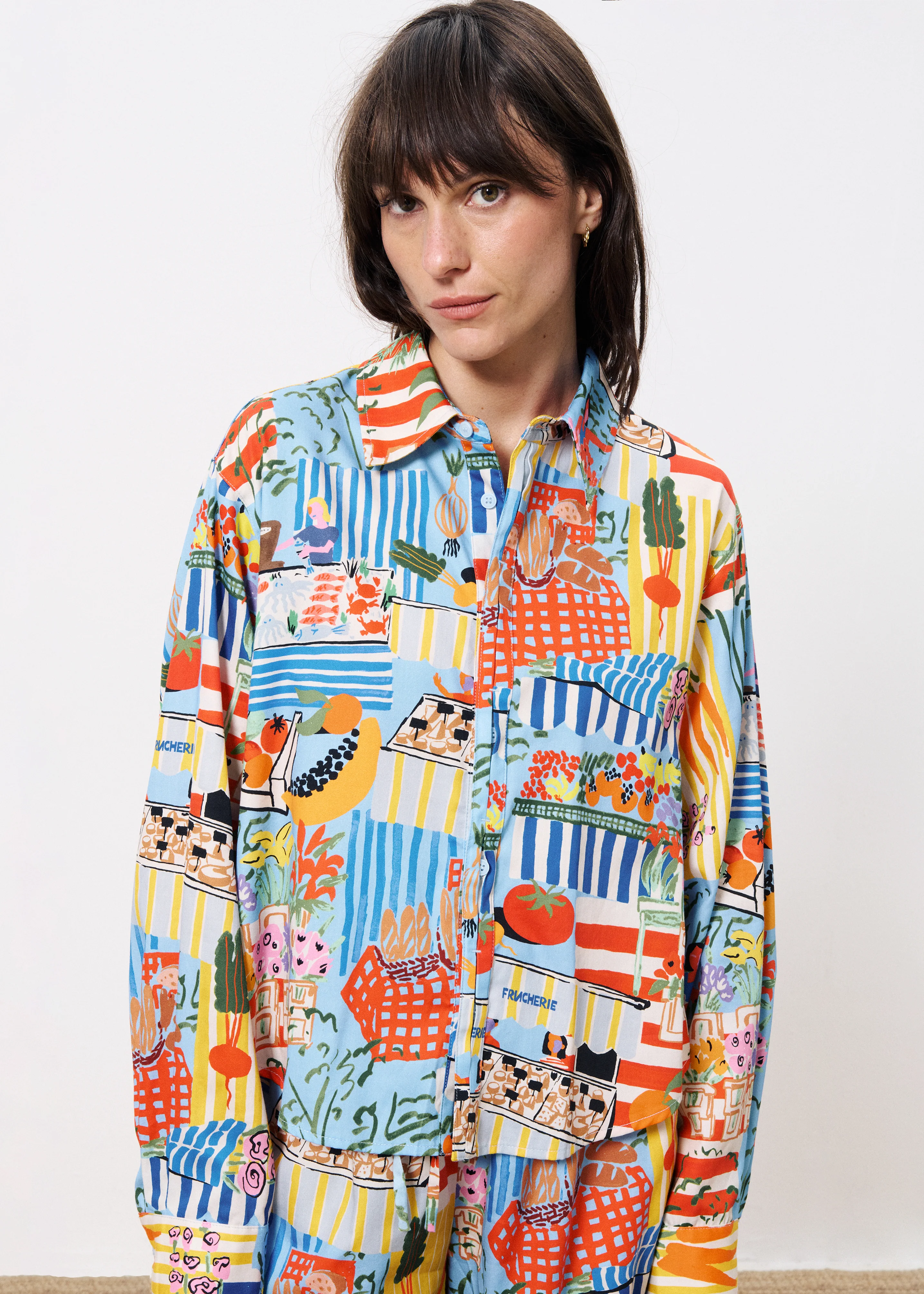 Chemise CLOANE Marche bleu