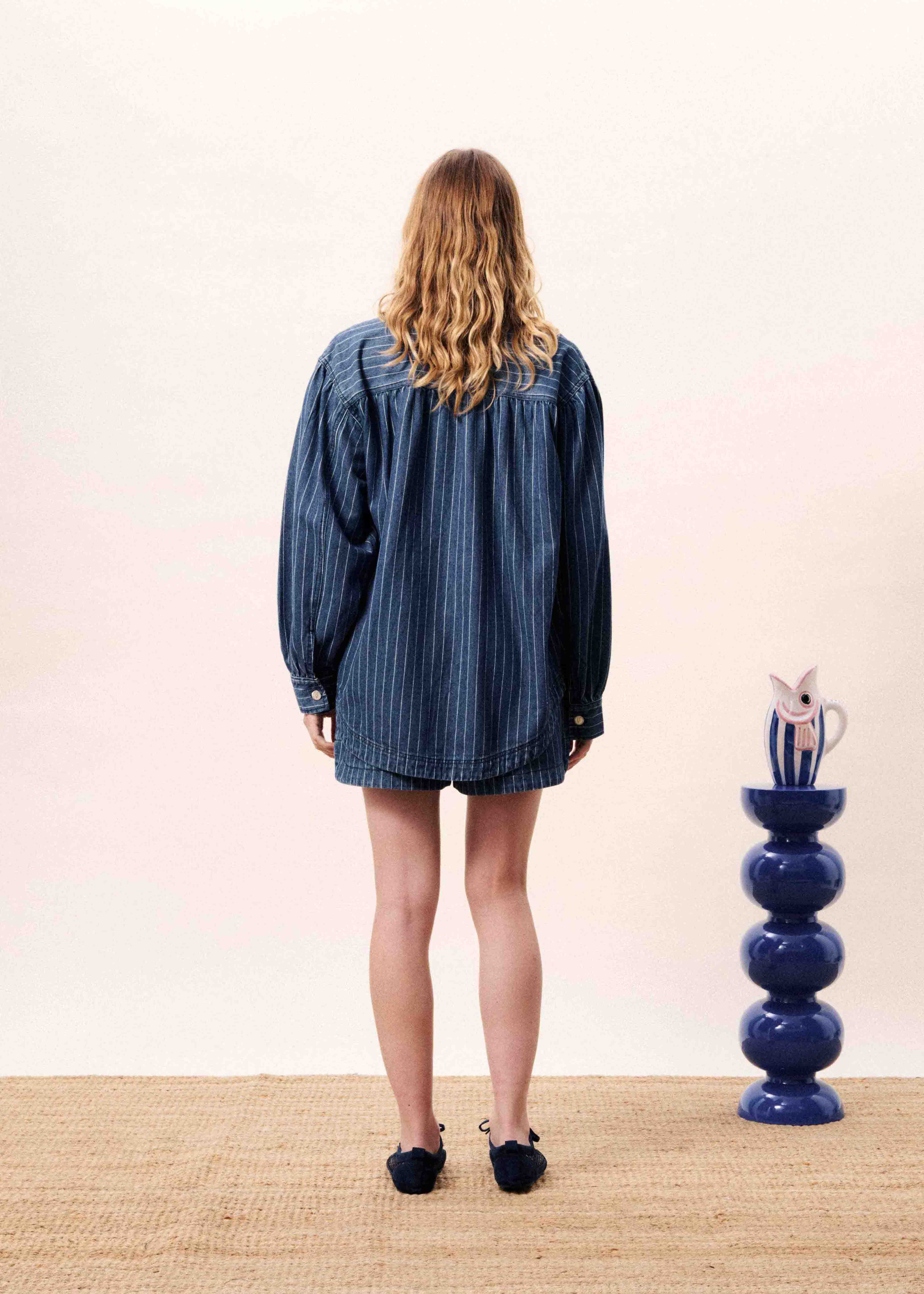 Chemise FIDELIA Bleu jean - Image 2