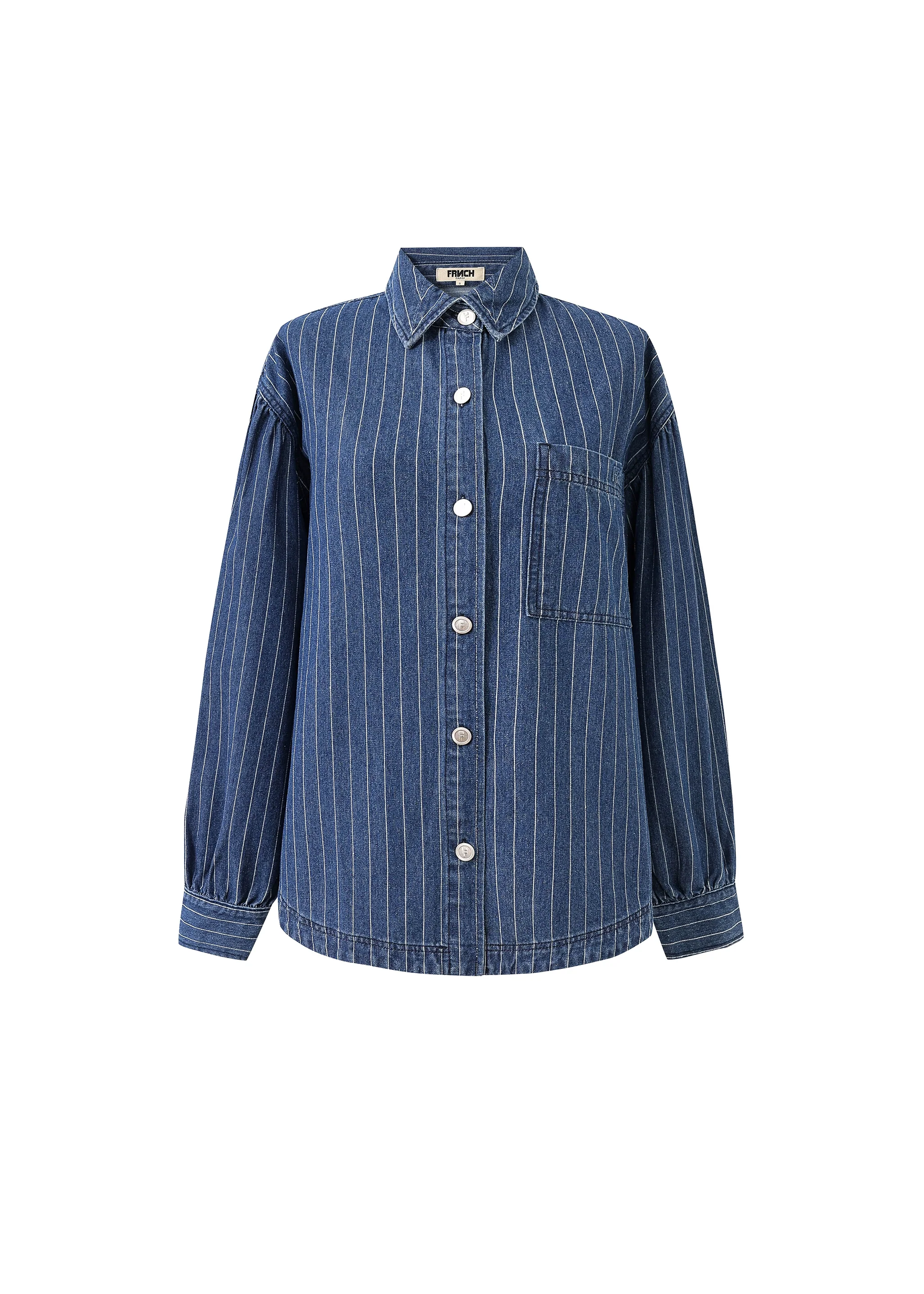Chemise FIDELIA Bleu jean - Image 6