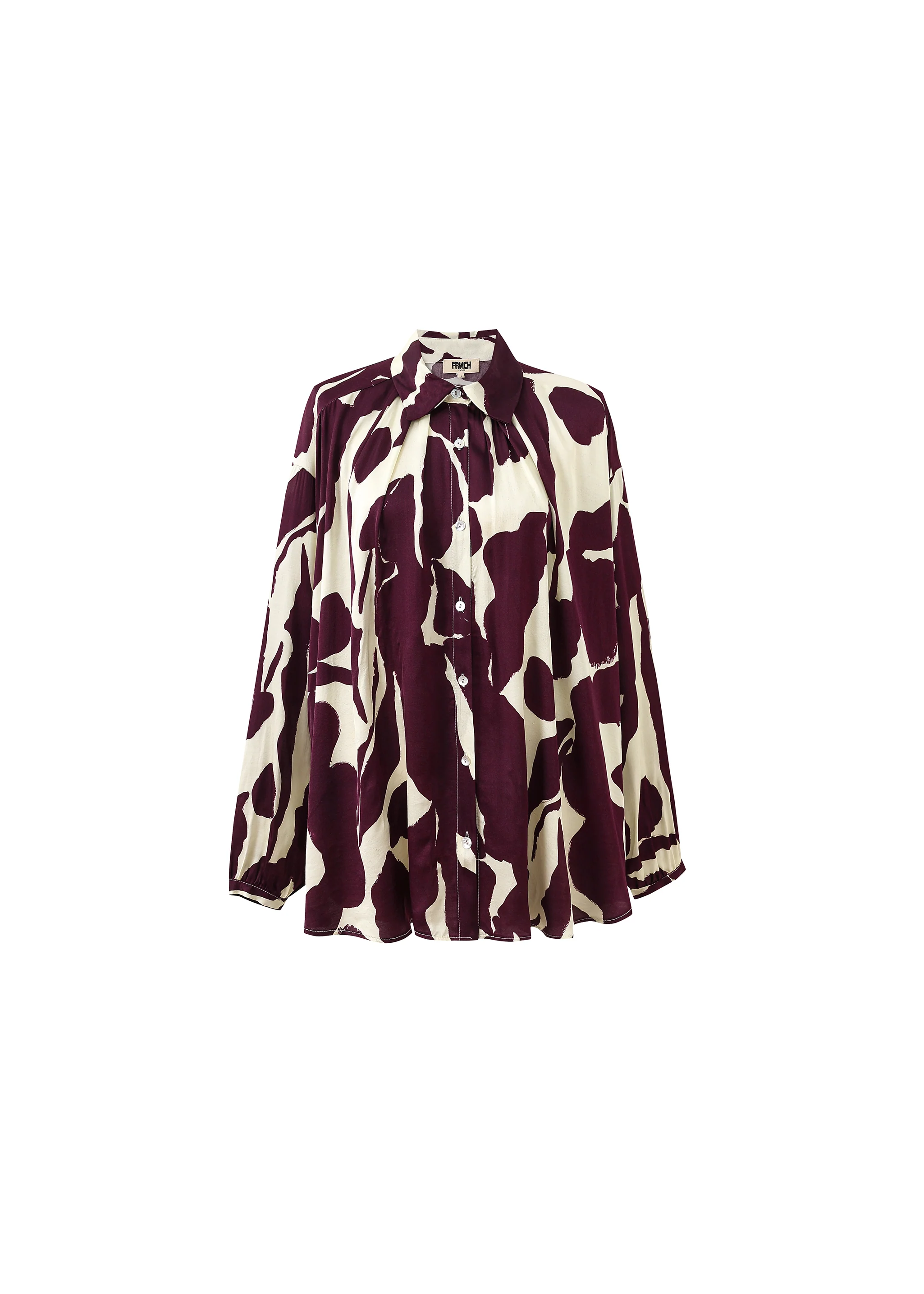 Chemise GANGE Nenufar marron - Image 5