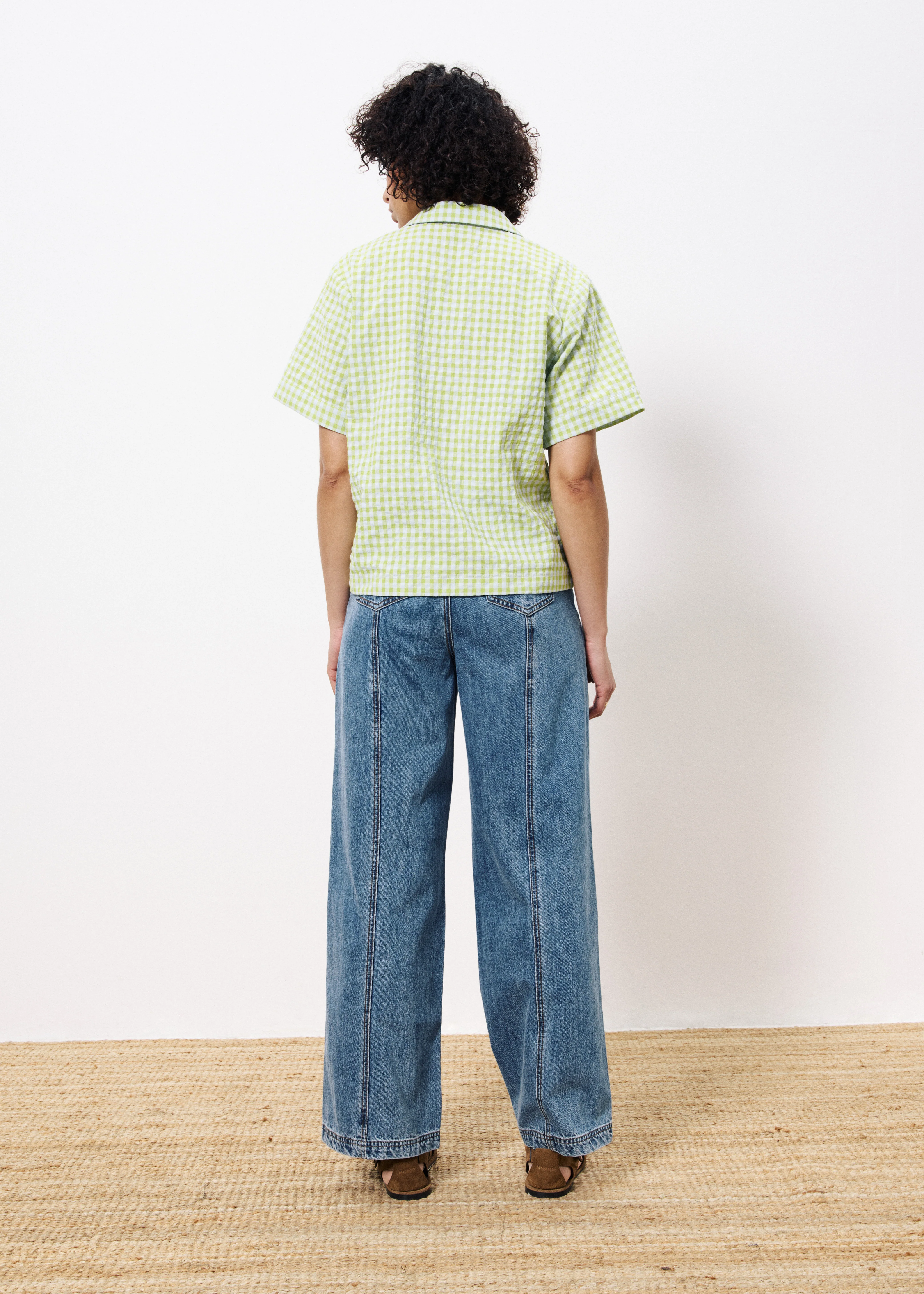 Chemise ILEA Citron vert - Image 3
