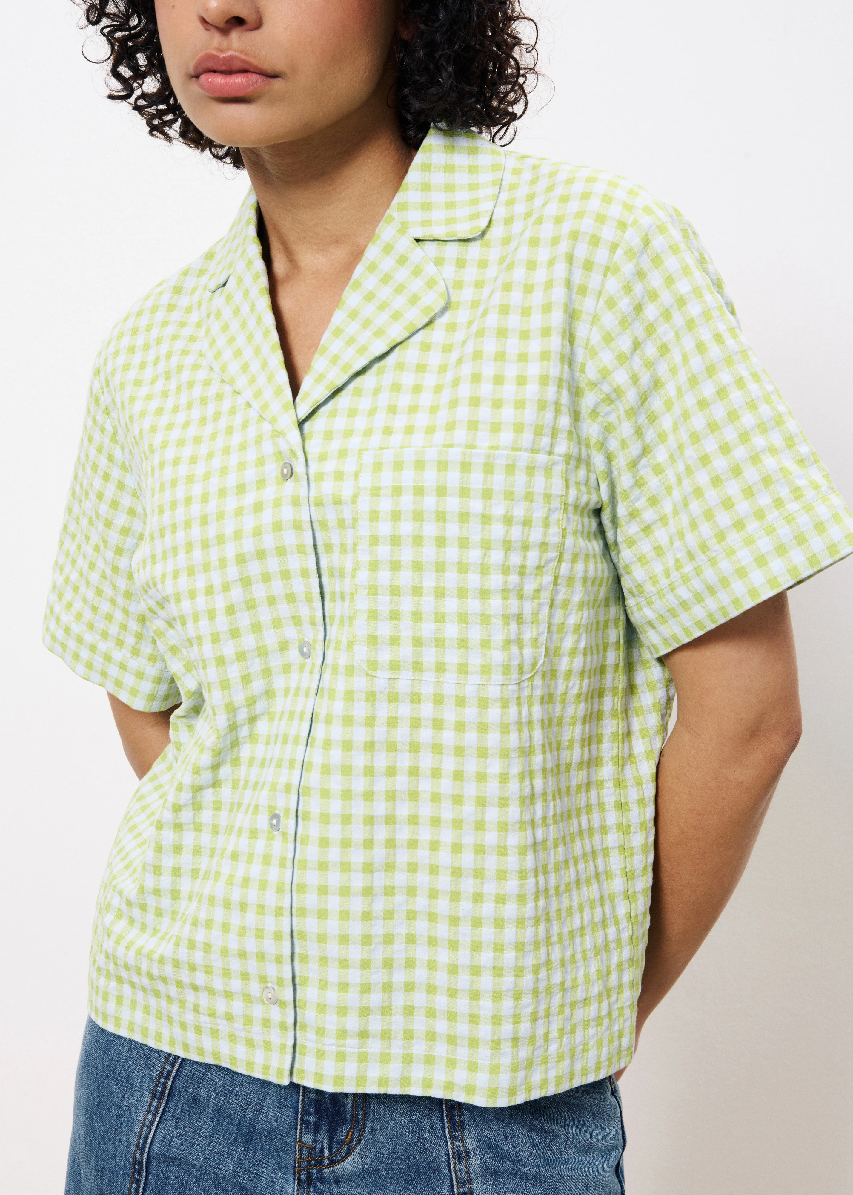 Chemise ILEA Citron vert - Image 4