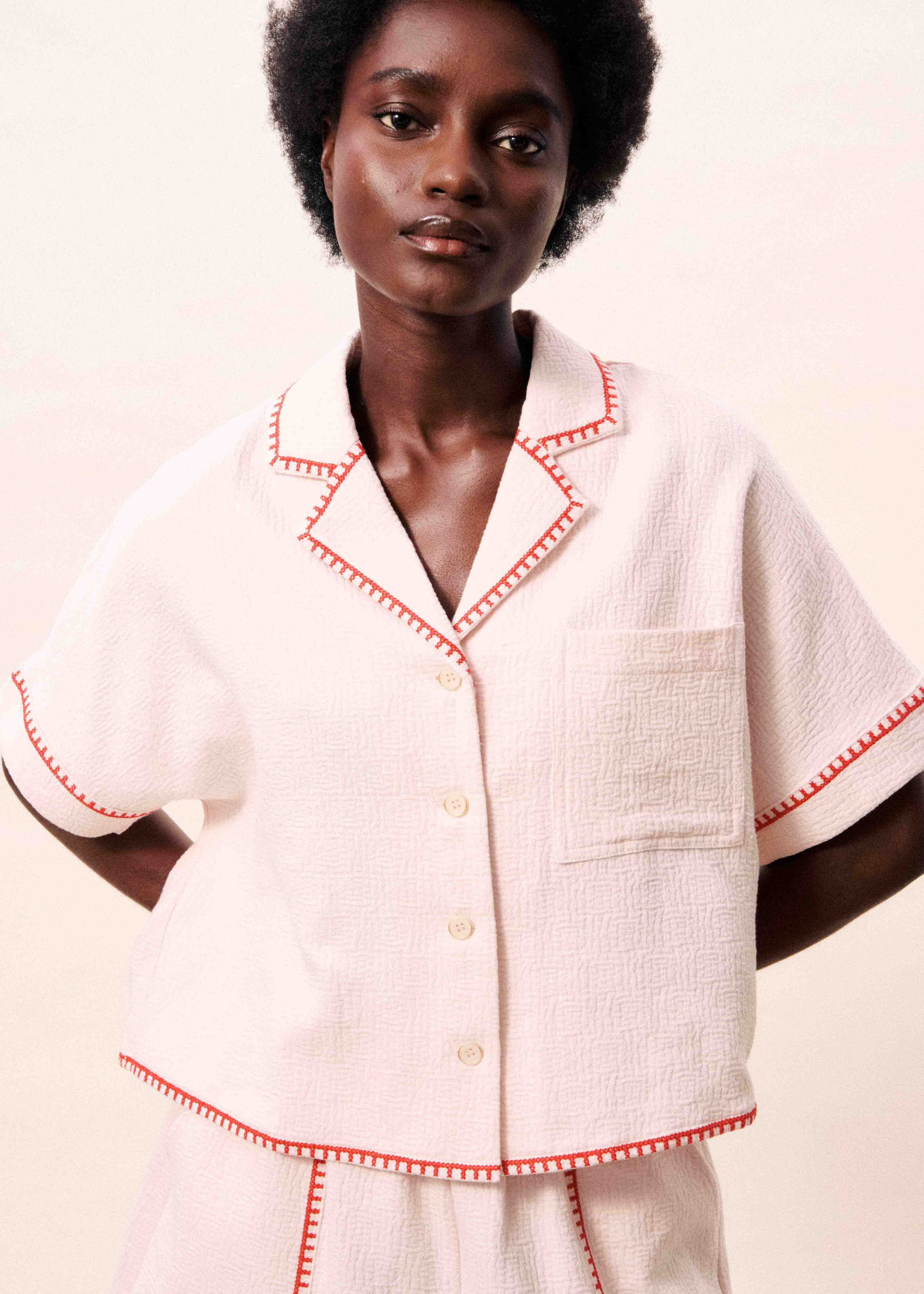 Chemise ISALYA Rose pale - Image 3