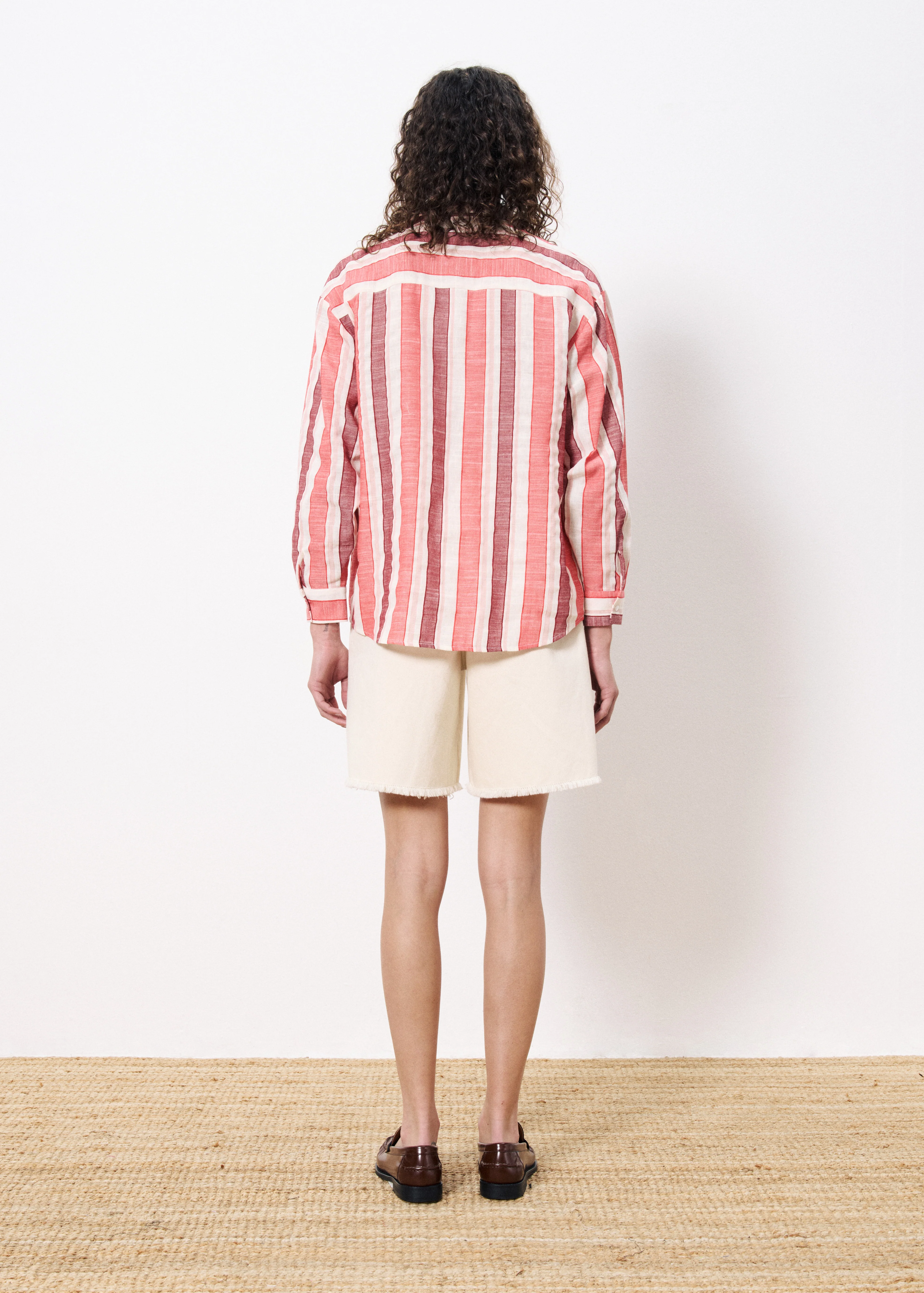 Chemise IZUMI Rouge - Image 3
