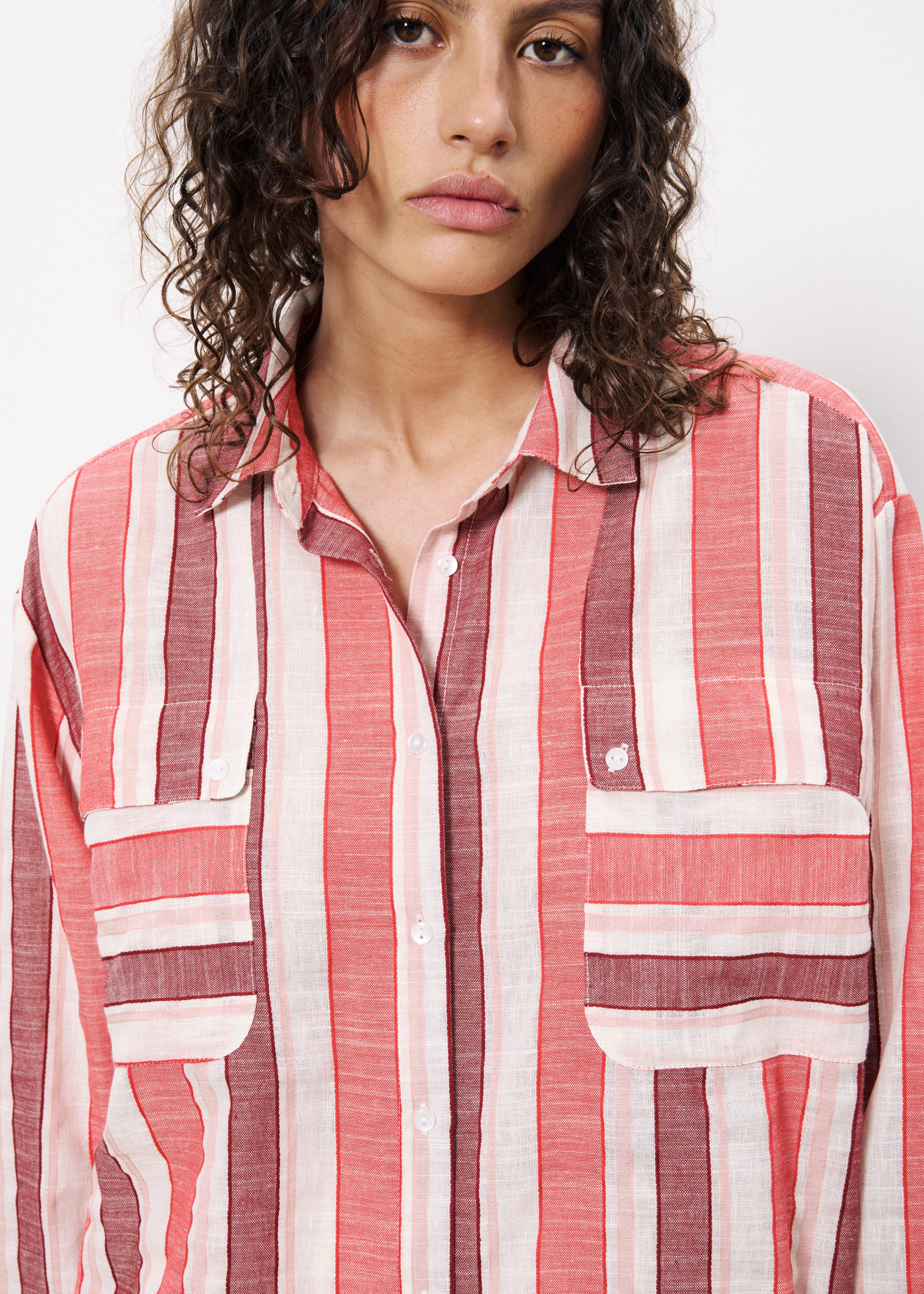 Chemise IZUMI Rouge - Image 4