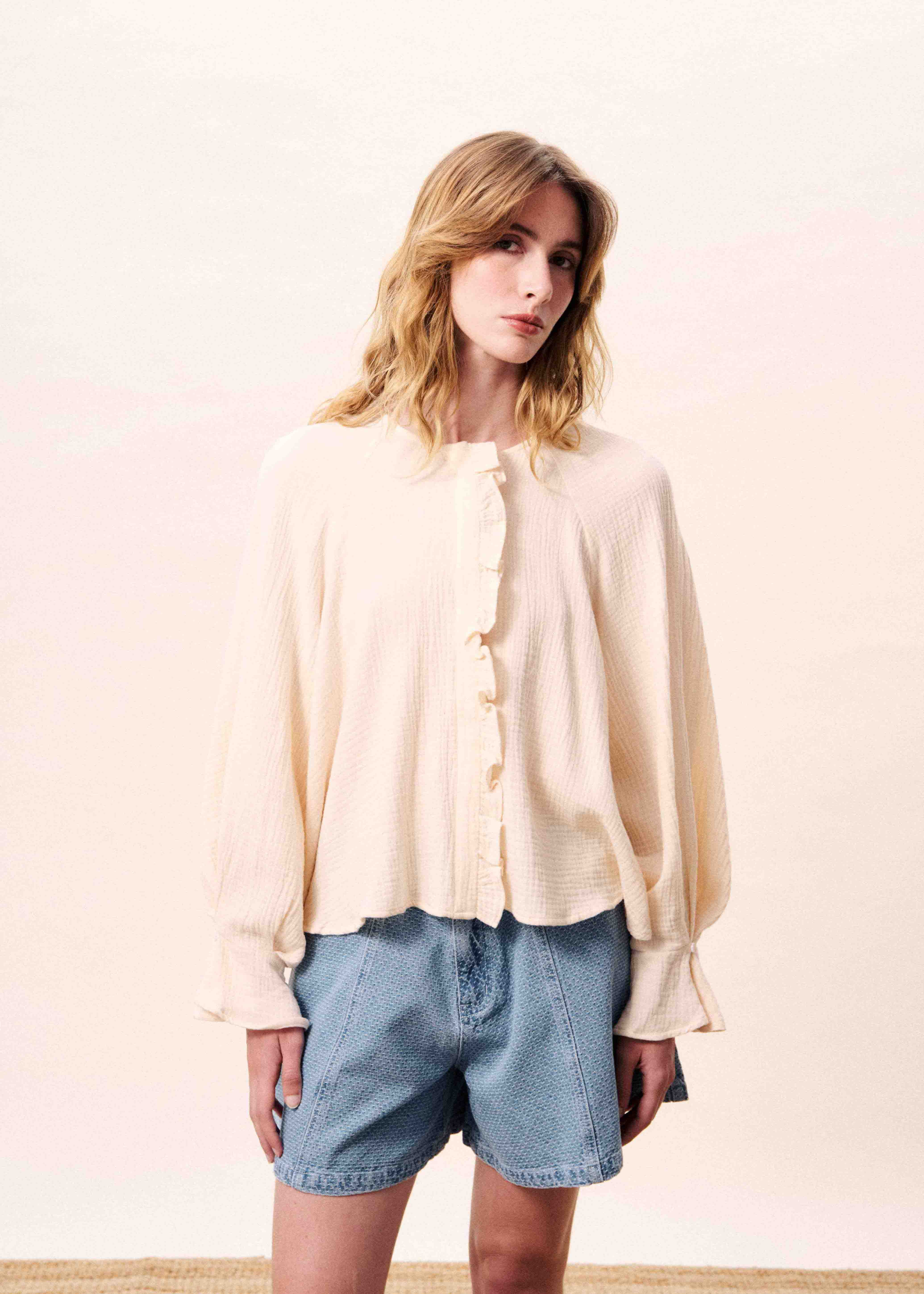 Chemise KOKKINI Creme - Image 4