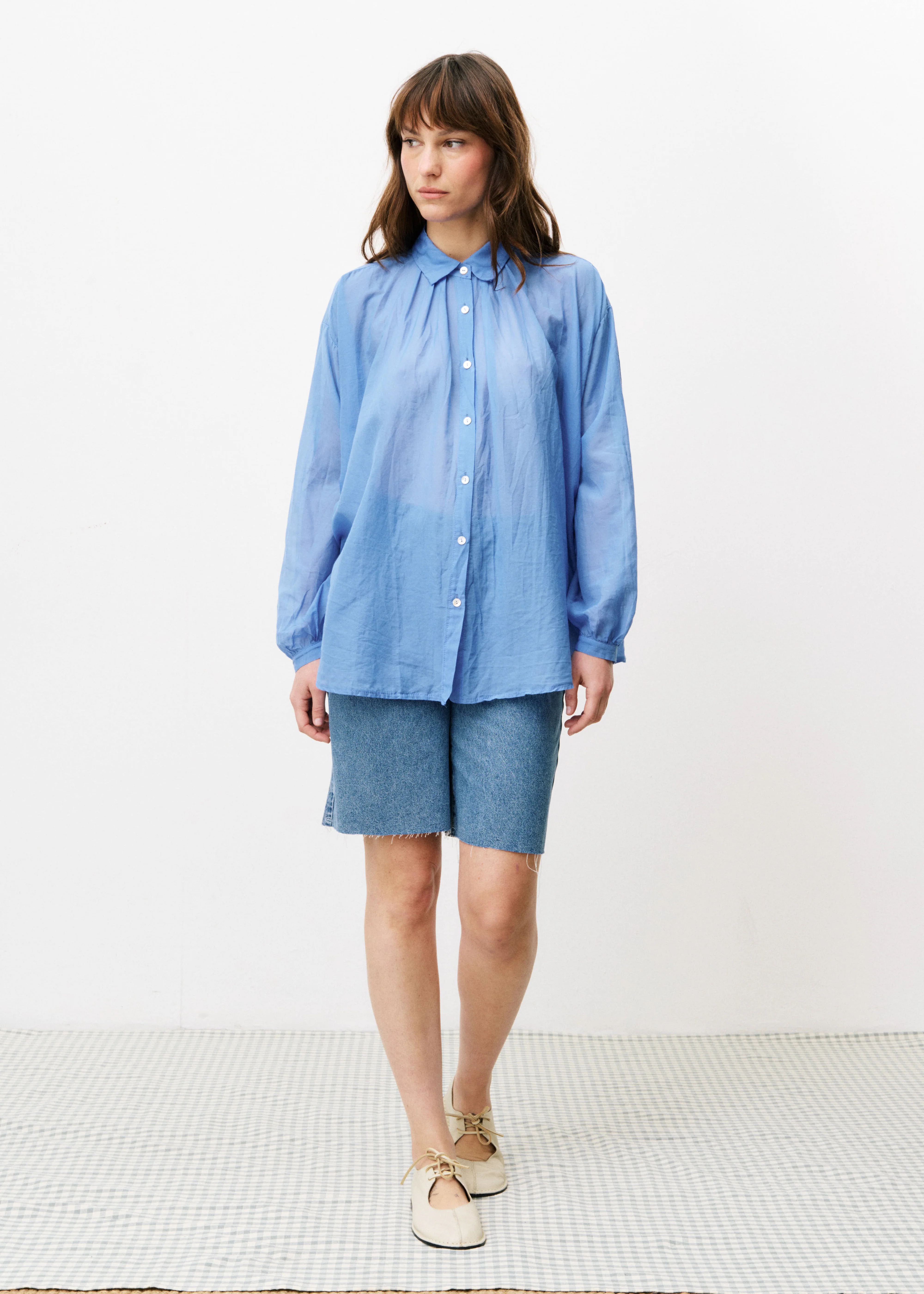 Chemise LAMIA Bleu lavande