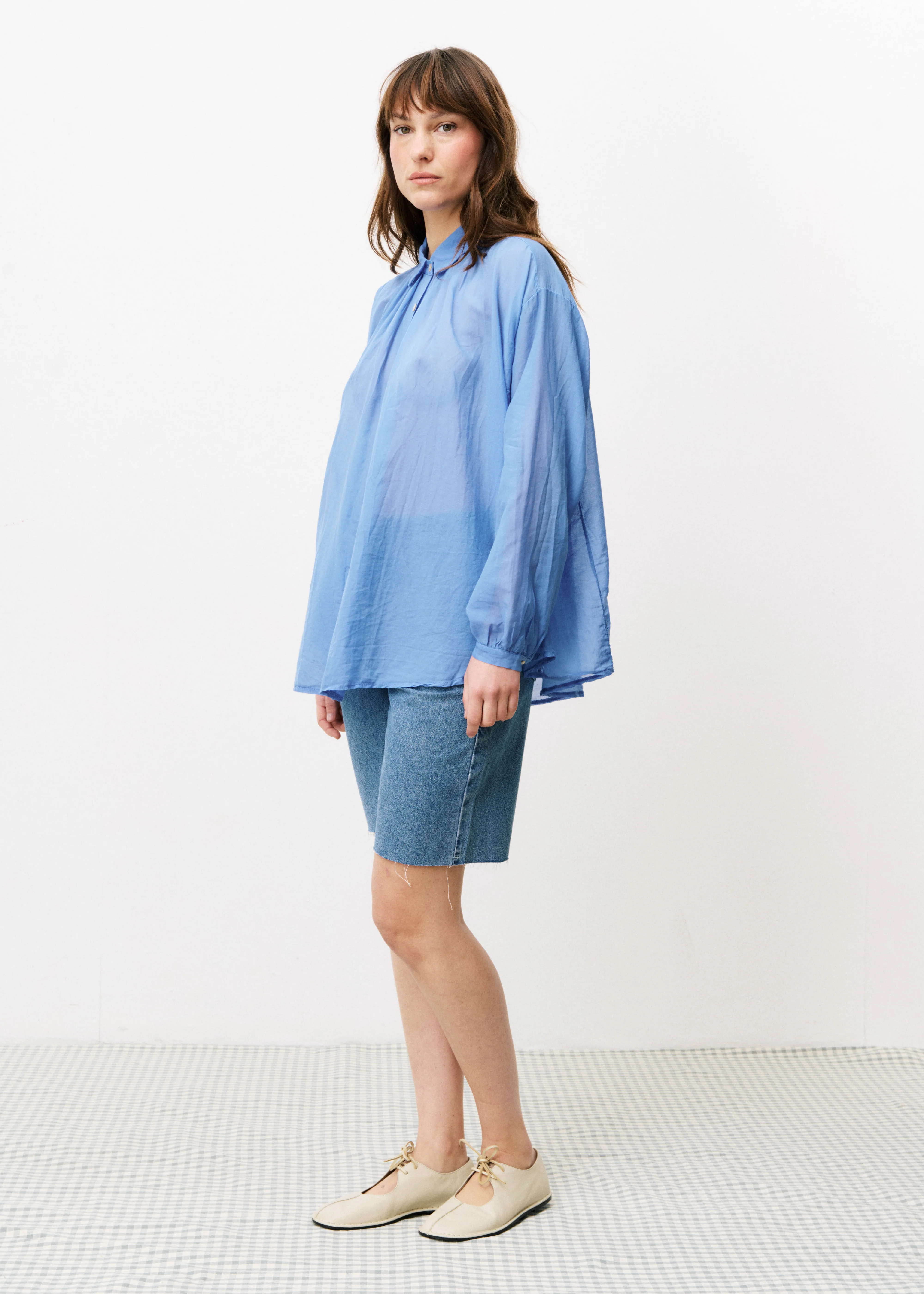 Chemise LAMIA Bleu lavande - Image 2