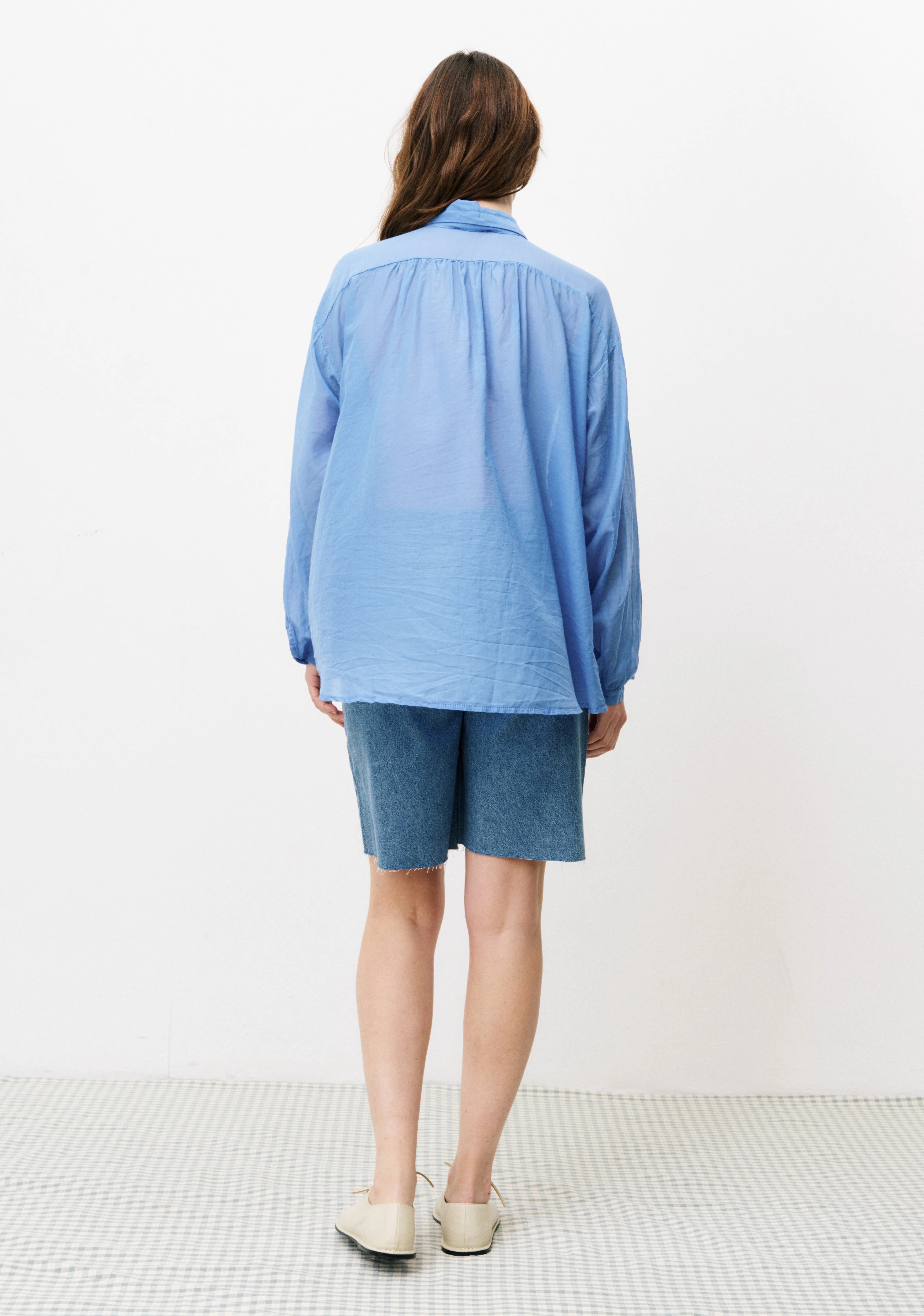 Chemise LAMIA Bleu lavande - Image 3