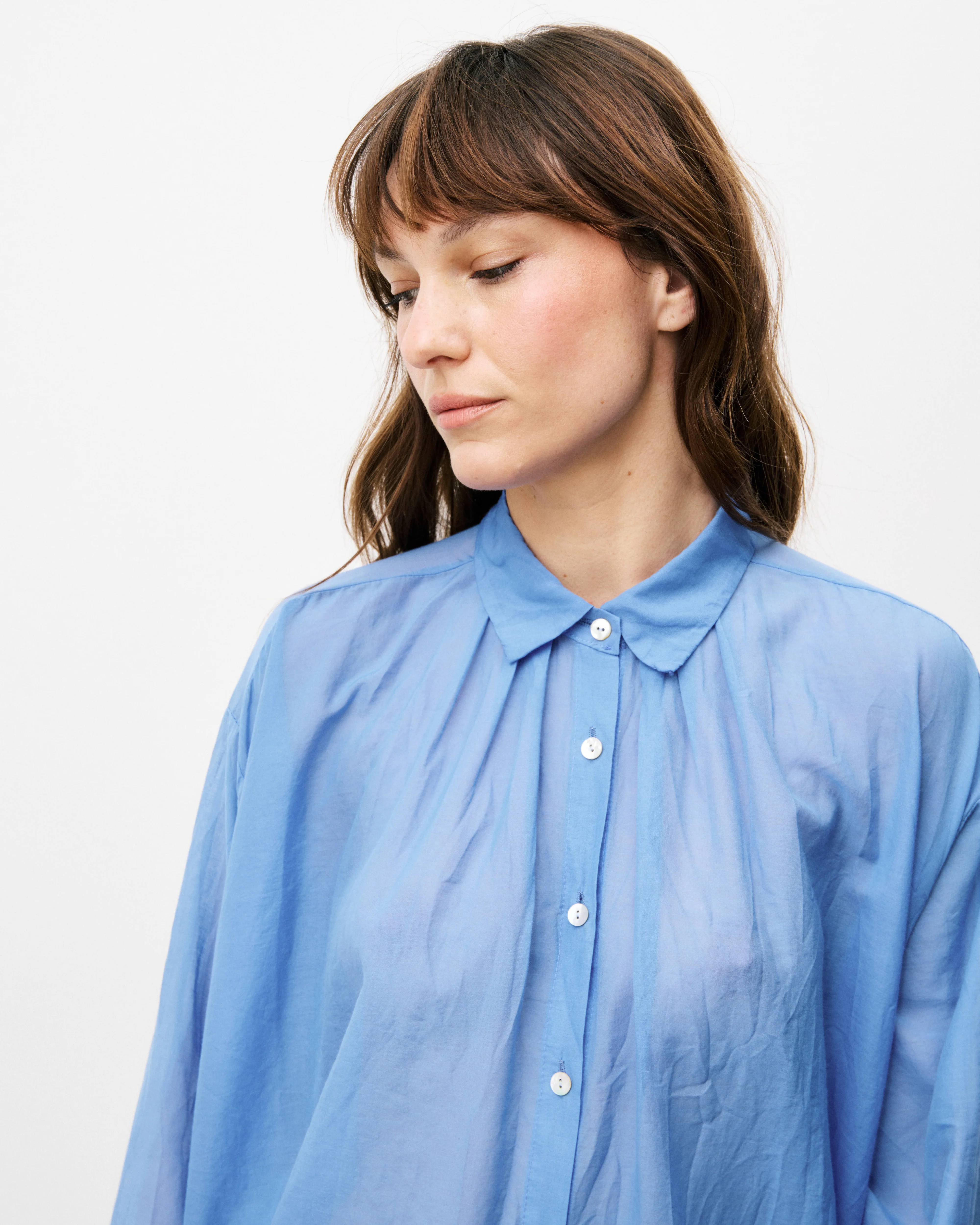Chemise LAMIA Bleu lavande - Image 4