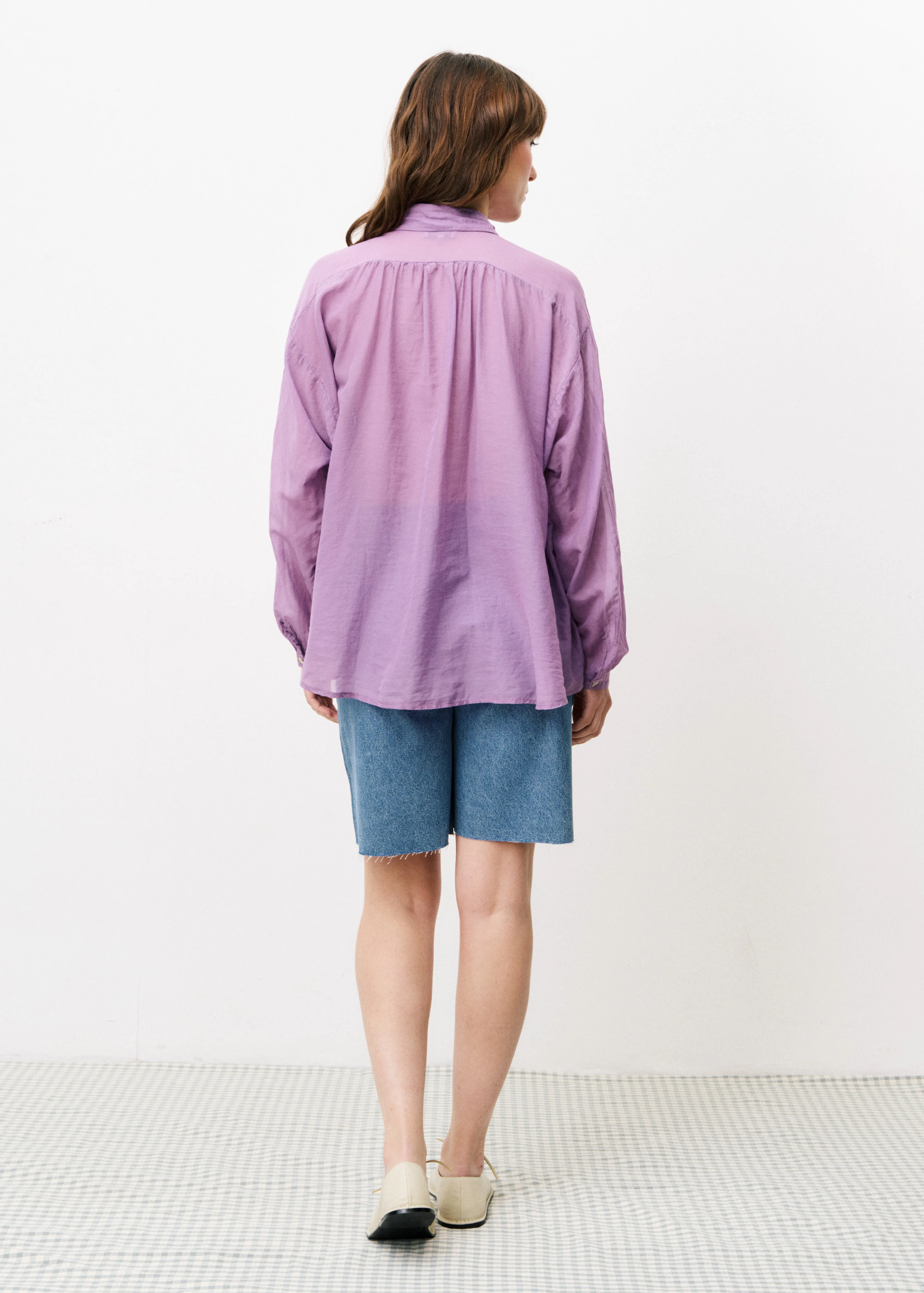 Chemise LAMIA Lilas - Image 3
