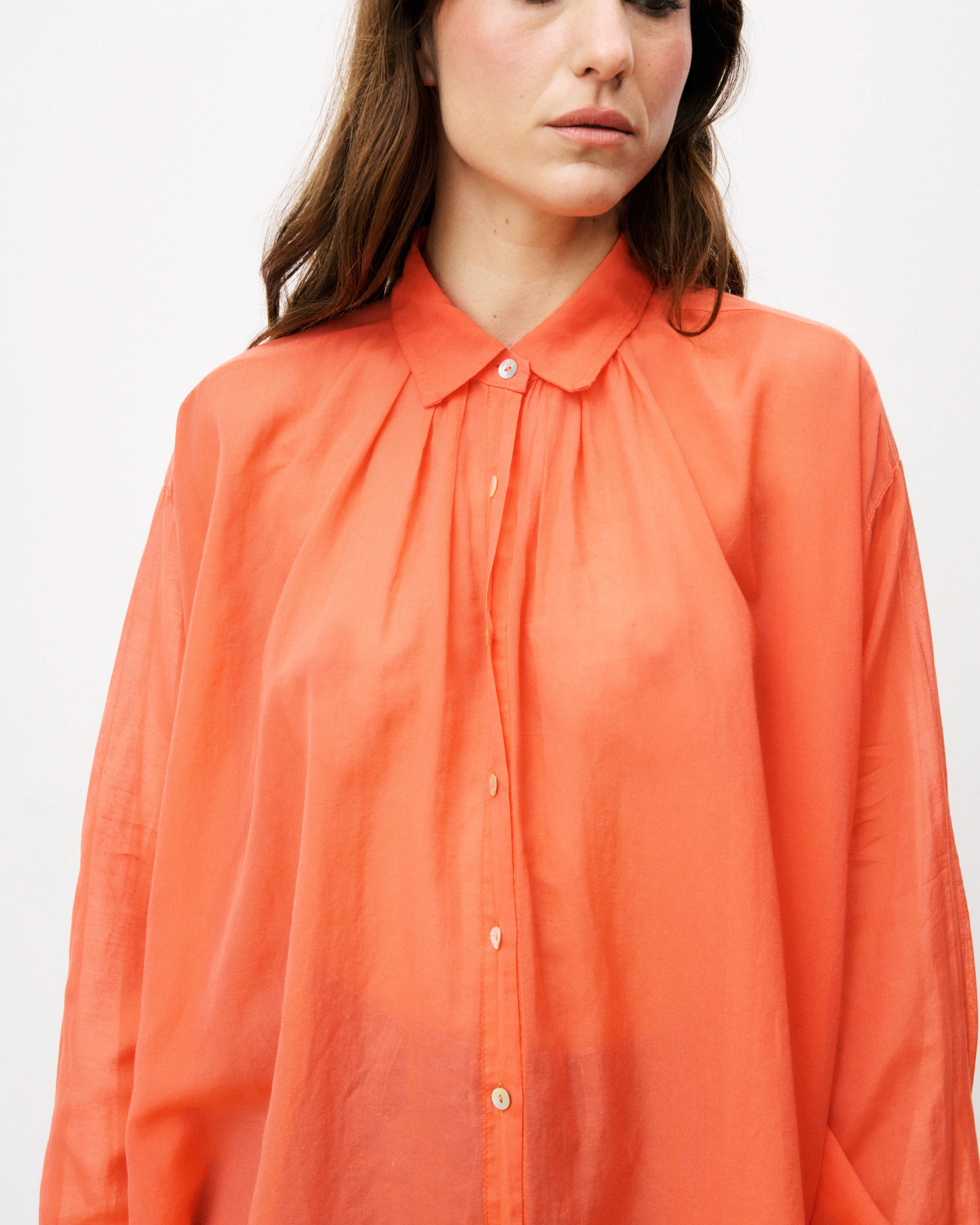 Chemise LAMIA Orange - Image 4