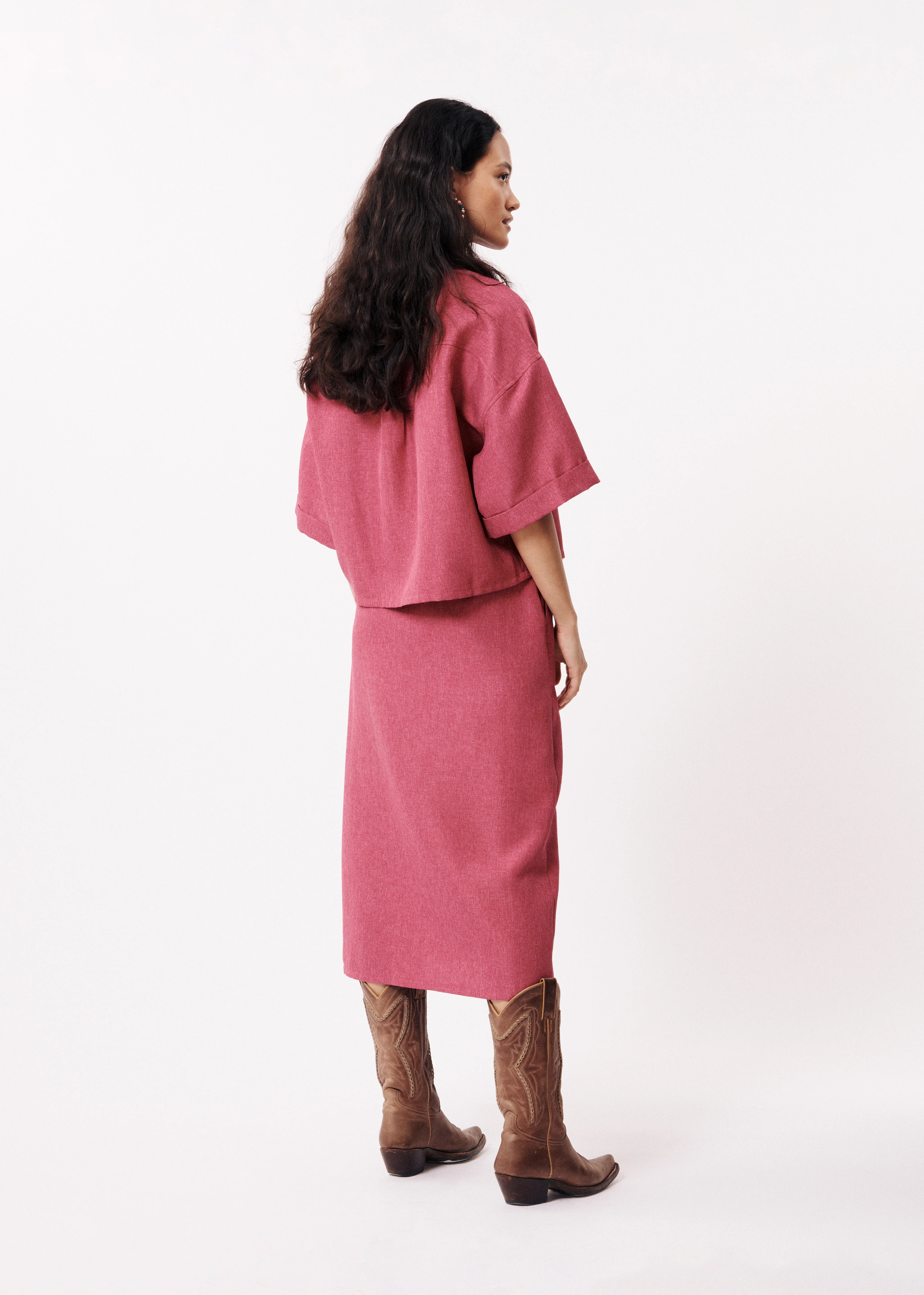 Chemise LUBENA Fuchsia - Image 6