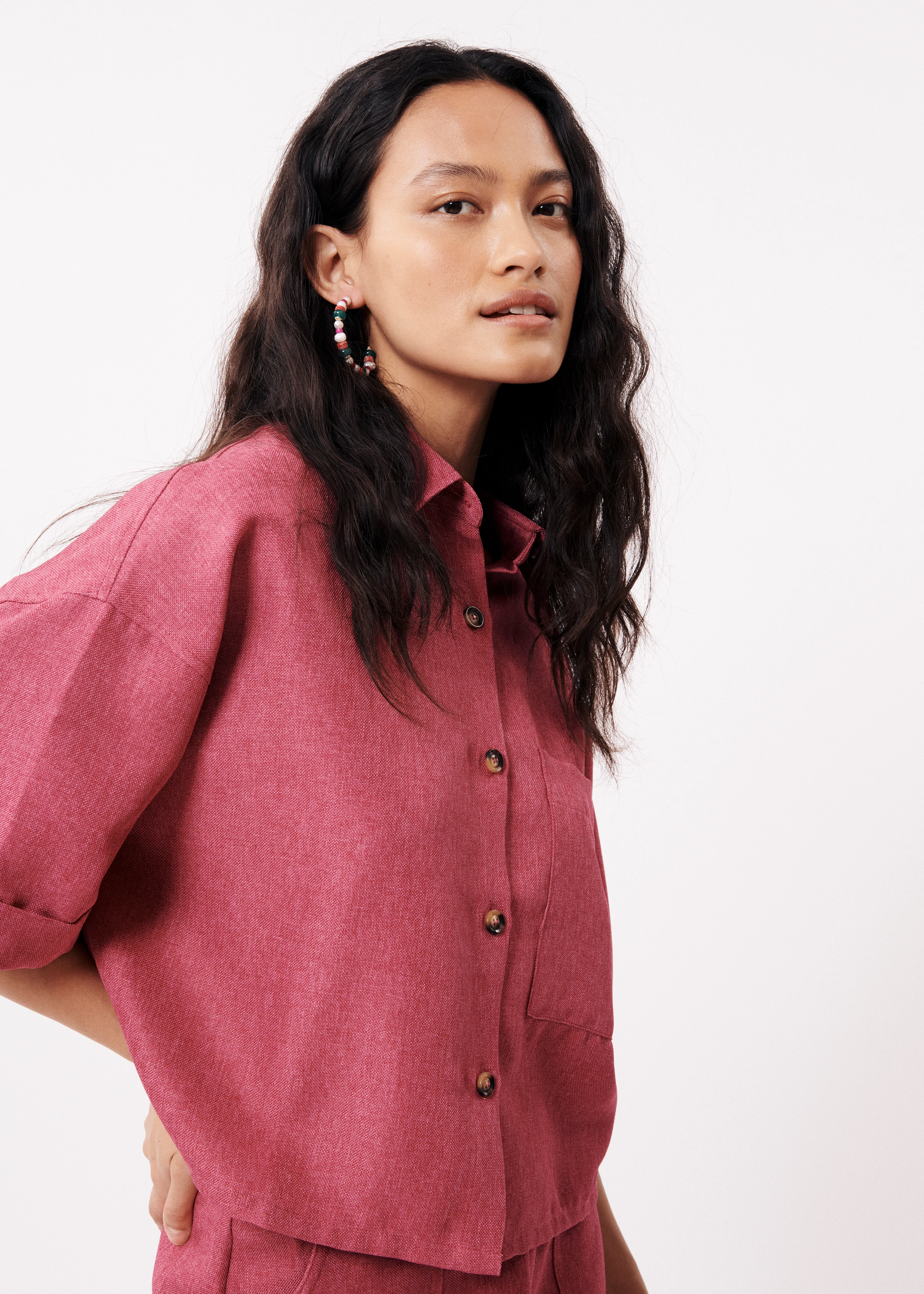 Chemise LUBENA Fuchsia - Image 7