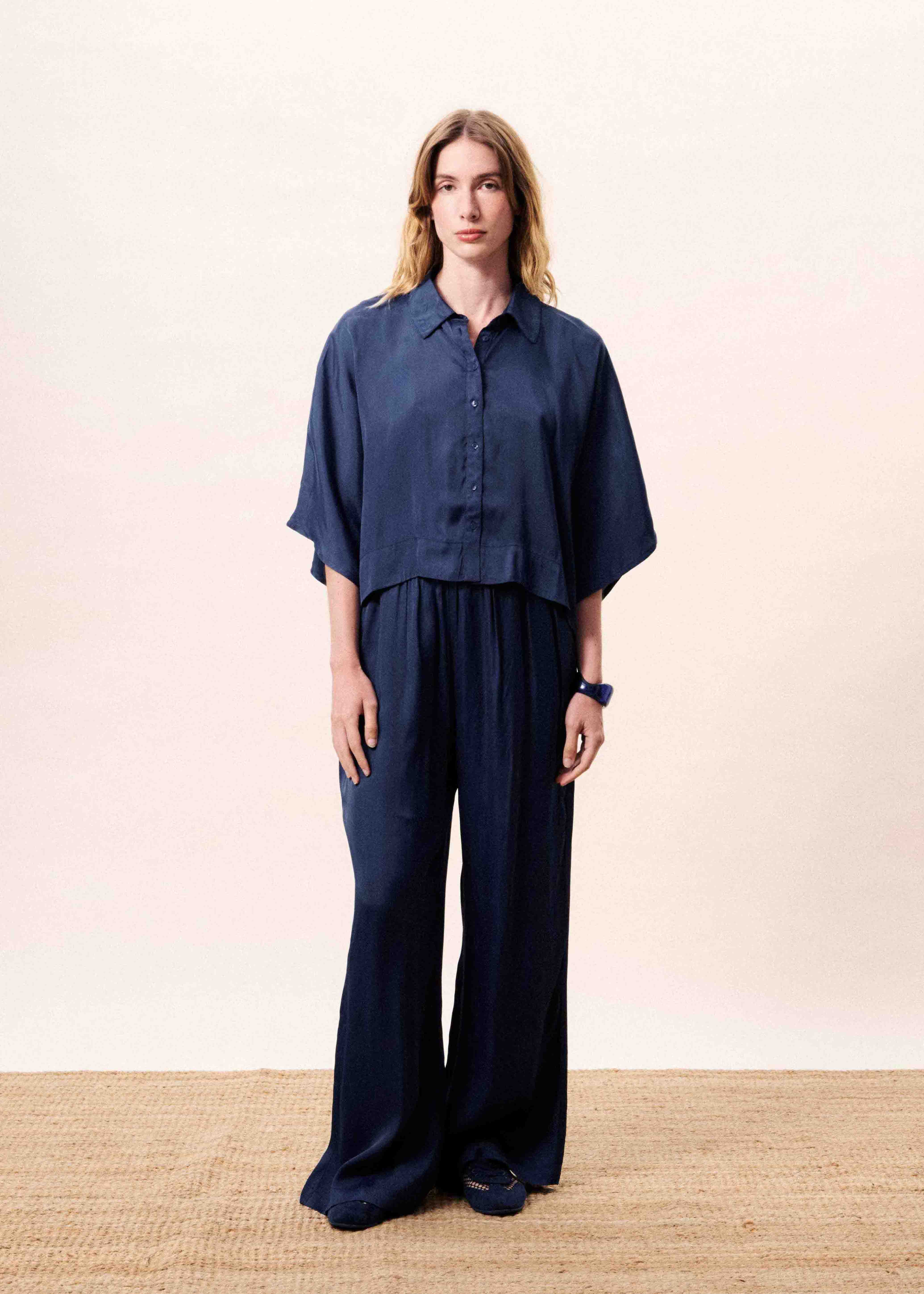 Chemise PERVENCHE Bleu marine - Image 2